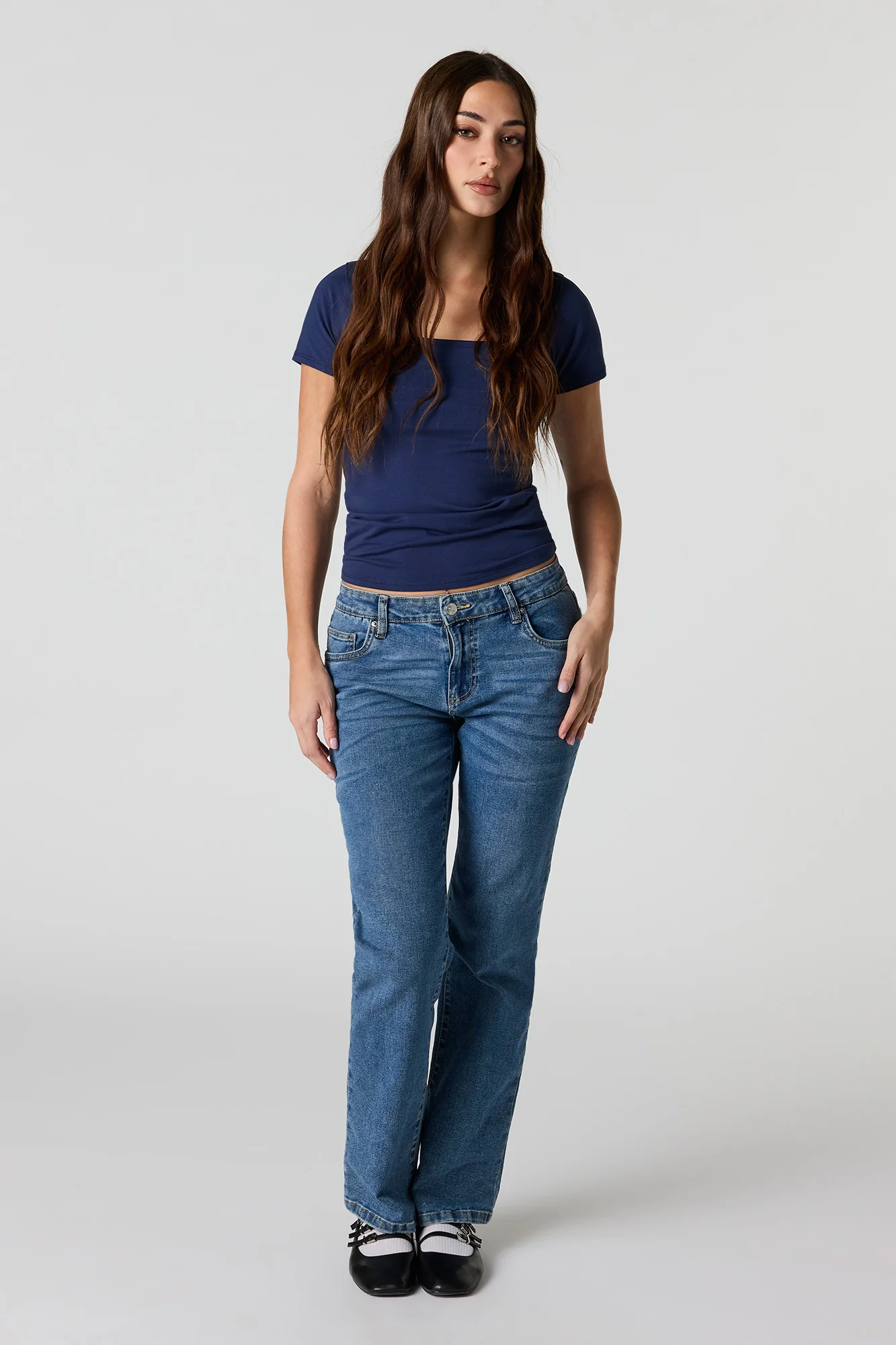 Square Neck T-Shirt - Image 27