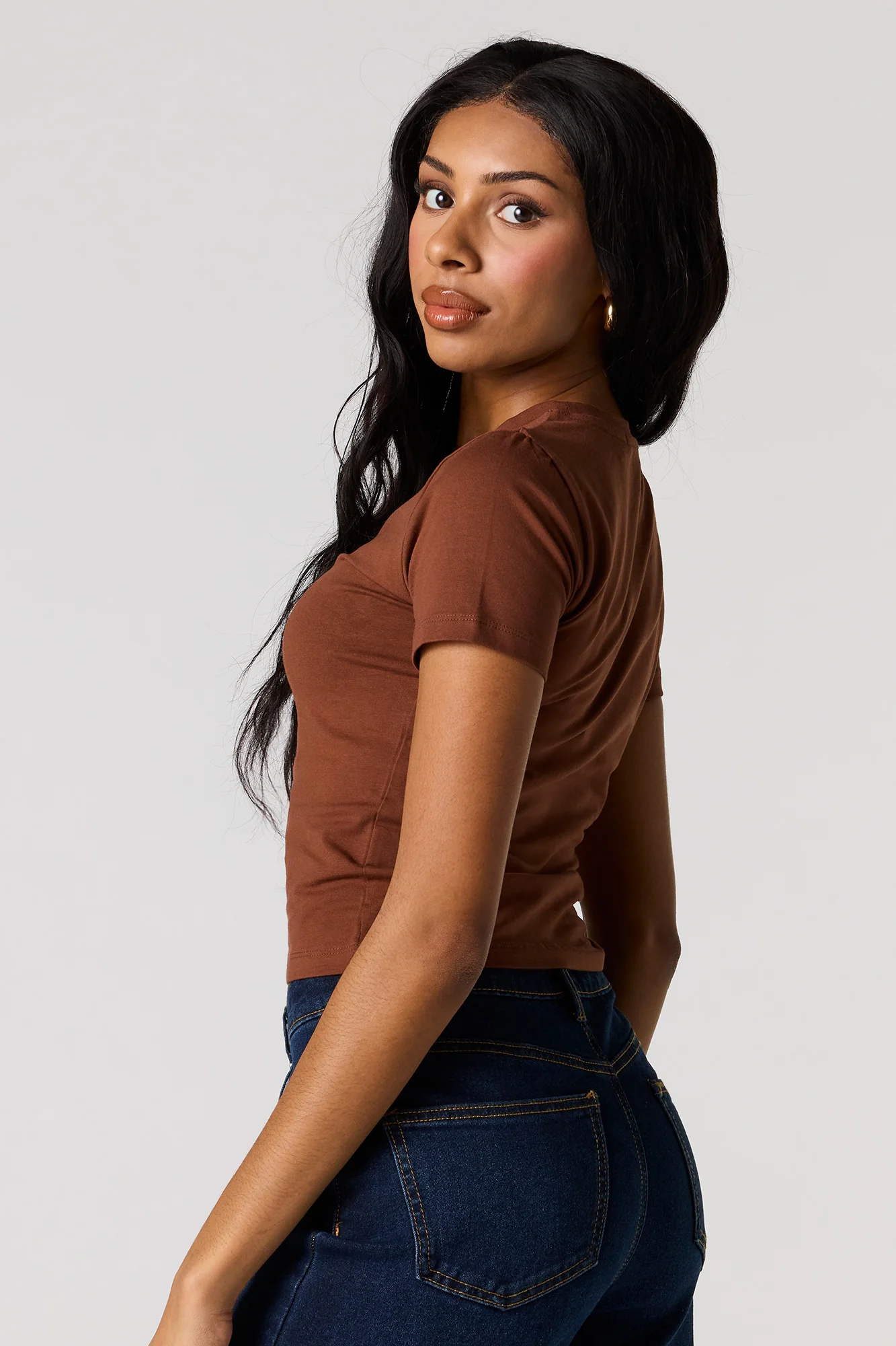 Crew Neck Baby Tee - Image 14