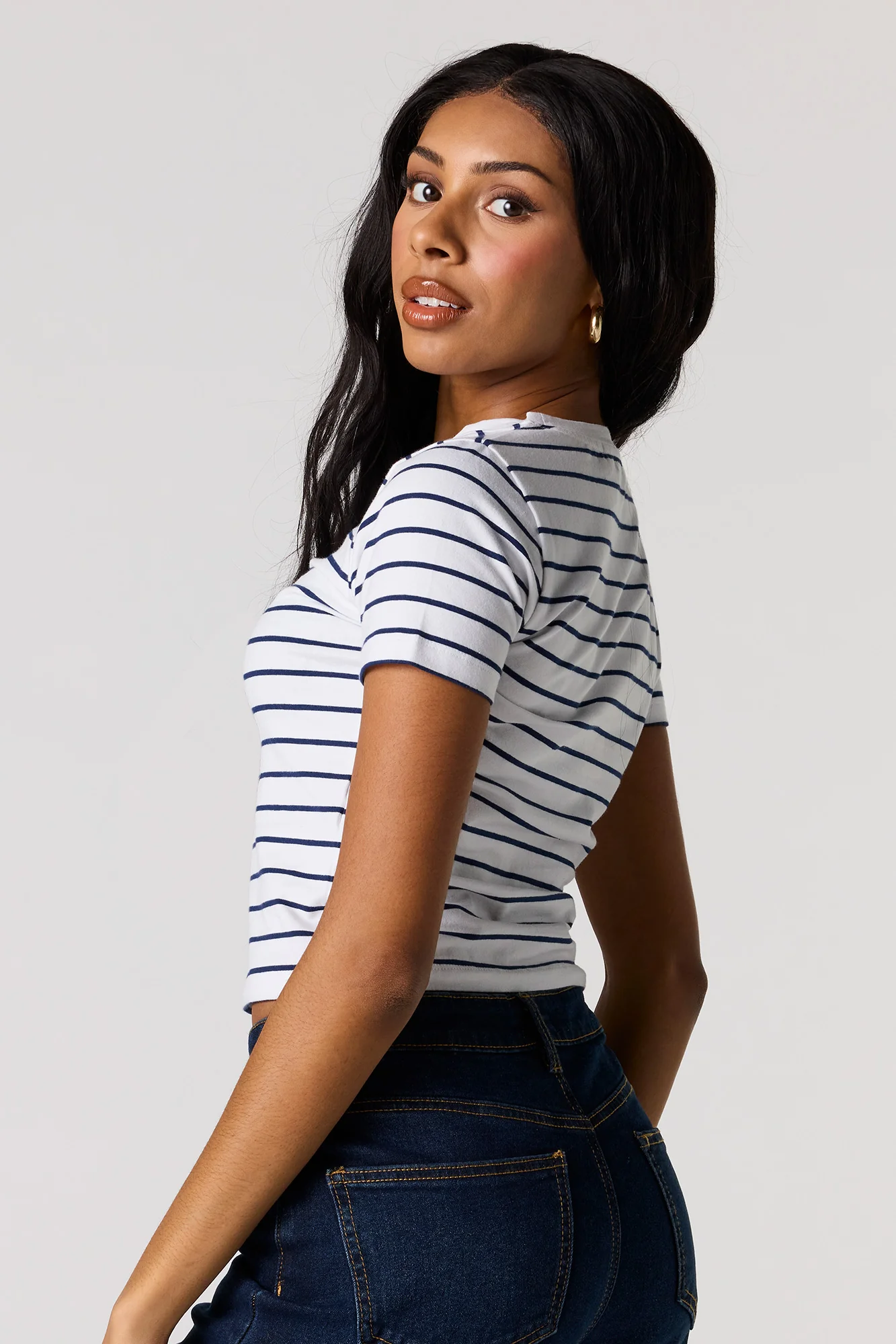 Crew Neck Baby Tee - Image 23