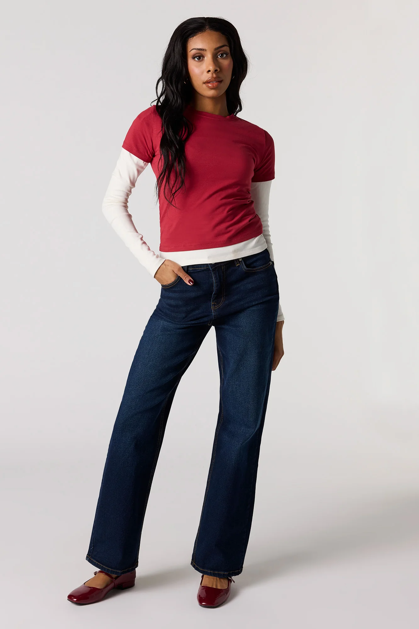 Crew Neck Baby Tee - Image 3