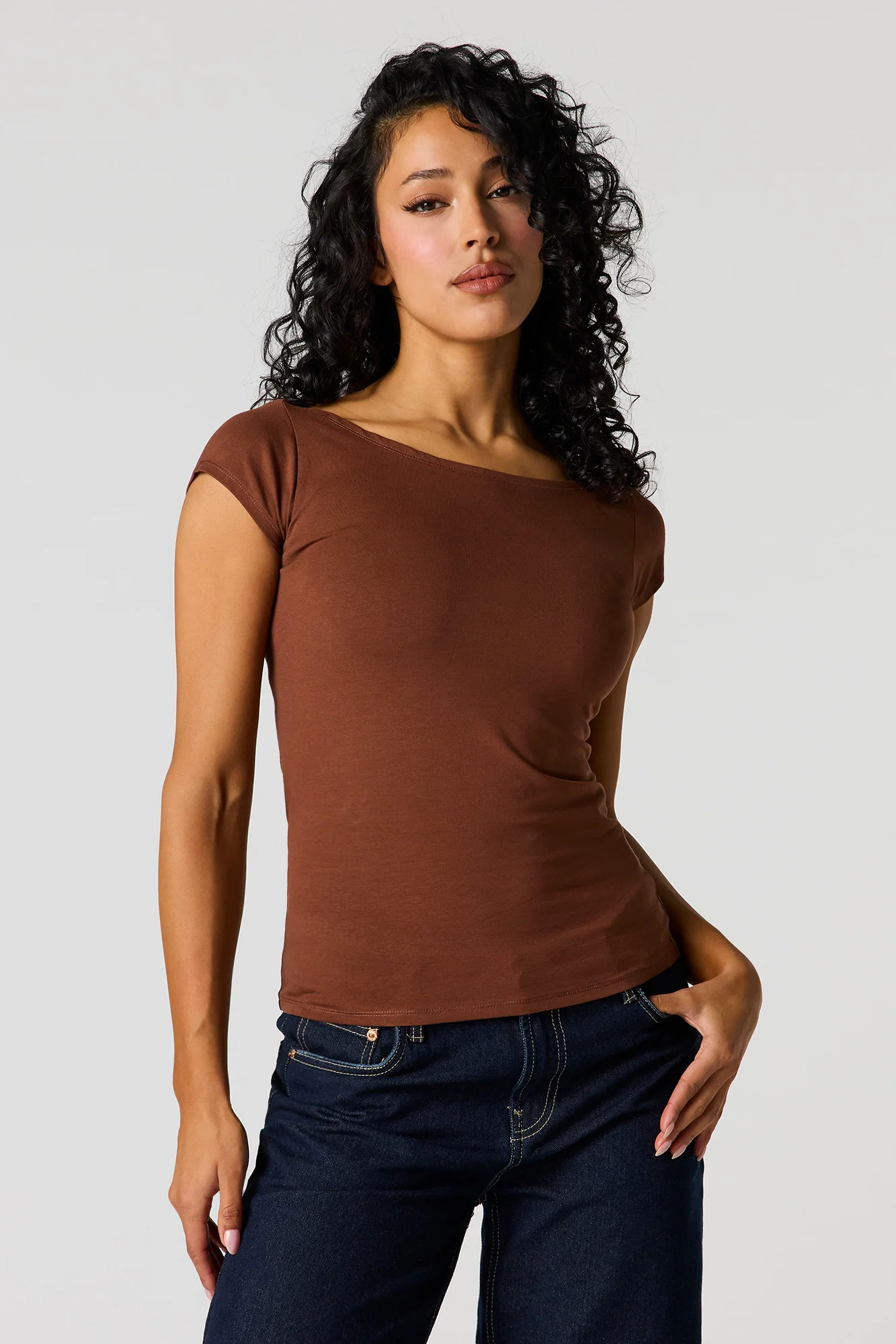 Boat Neck T-Shirt - Image 10