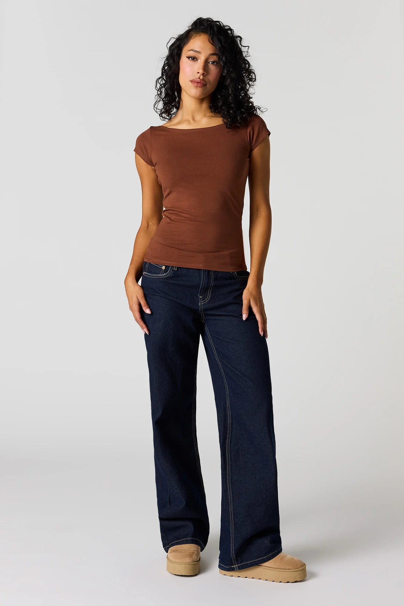 Boat Neck T-Shirt - Image 12