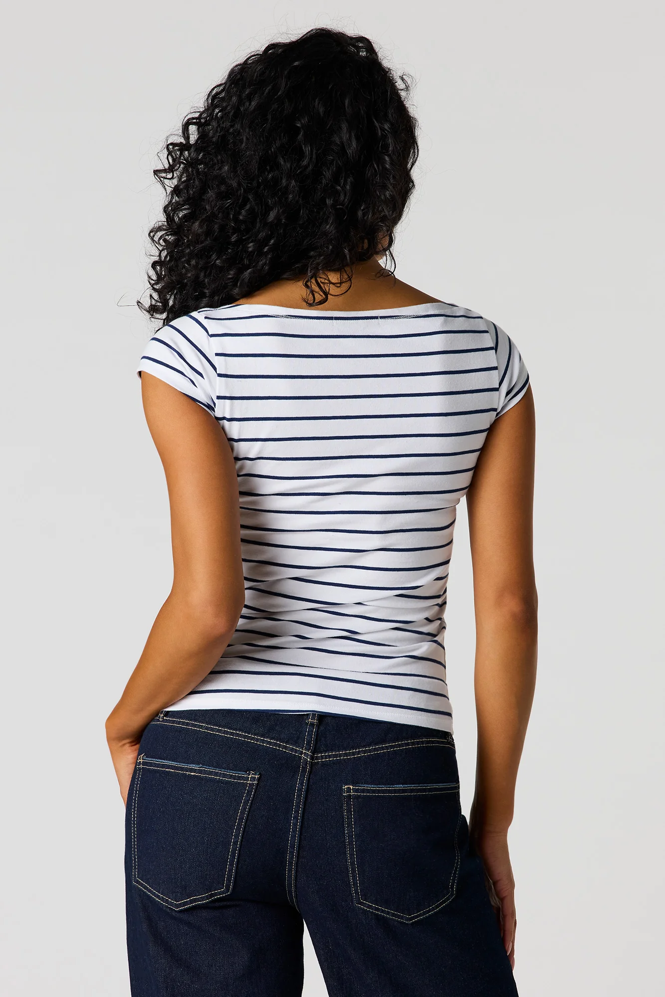 Boat Neck T-Shirt - Image 2
