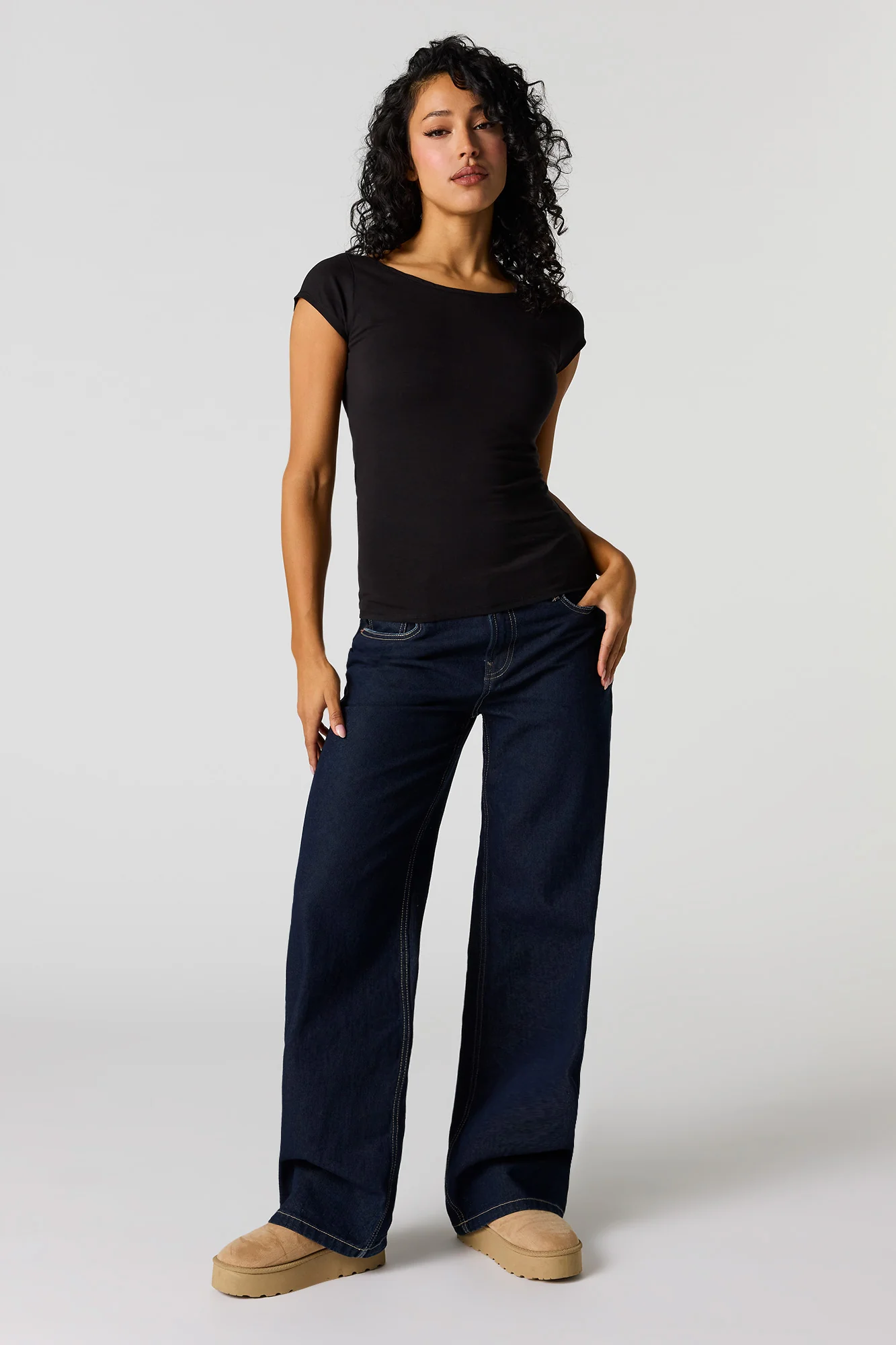 Boat Neck T-Shirt - Image 6
