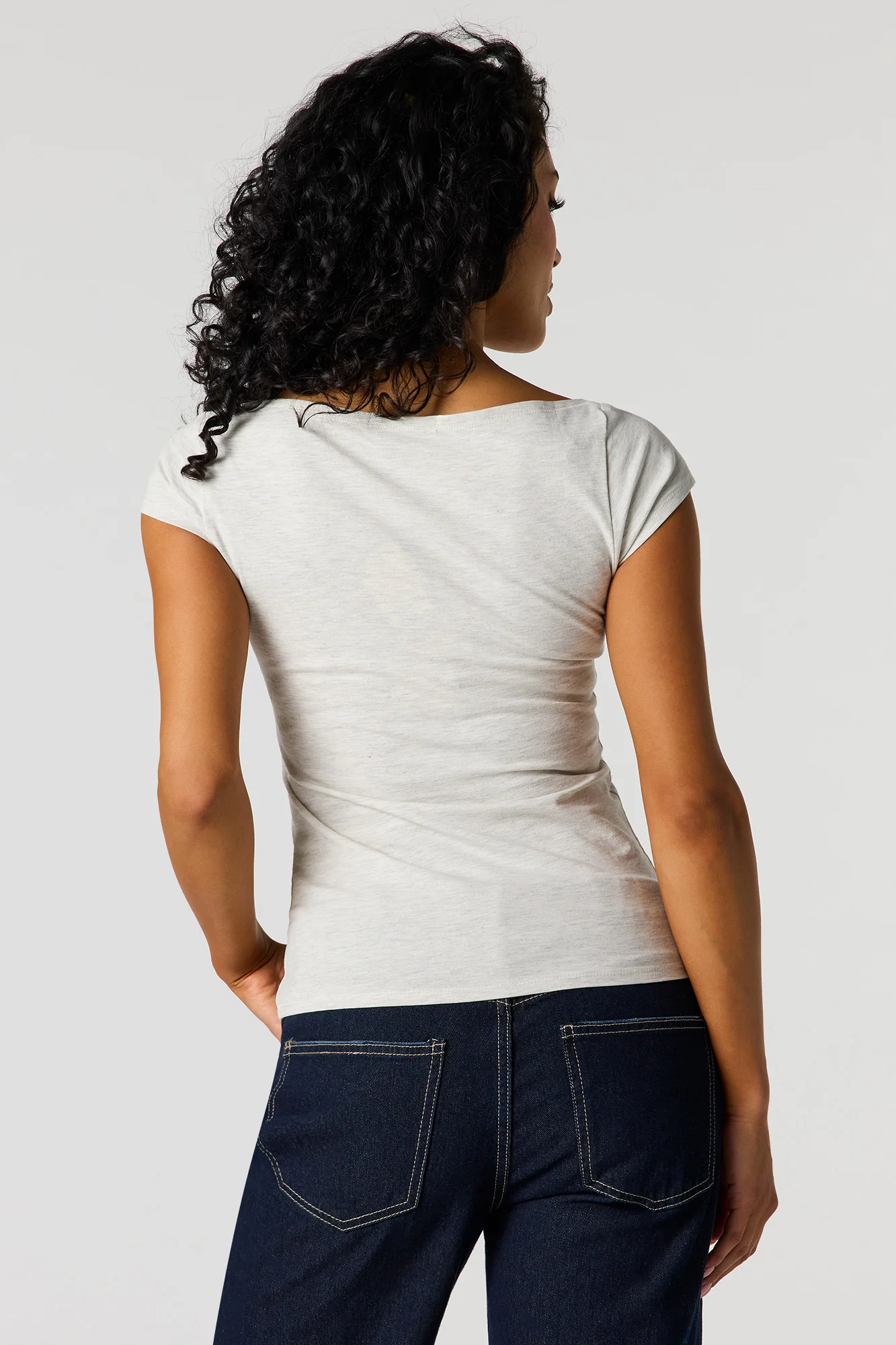 Boat Neck T-Shirt - Image 8
