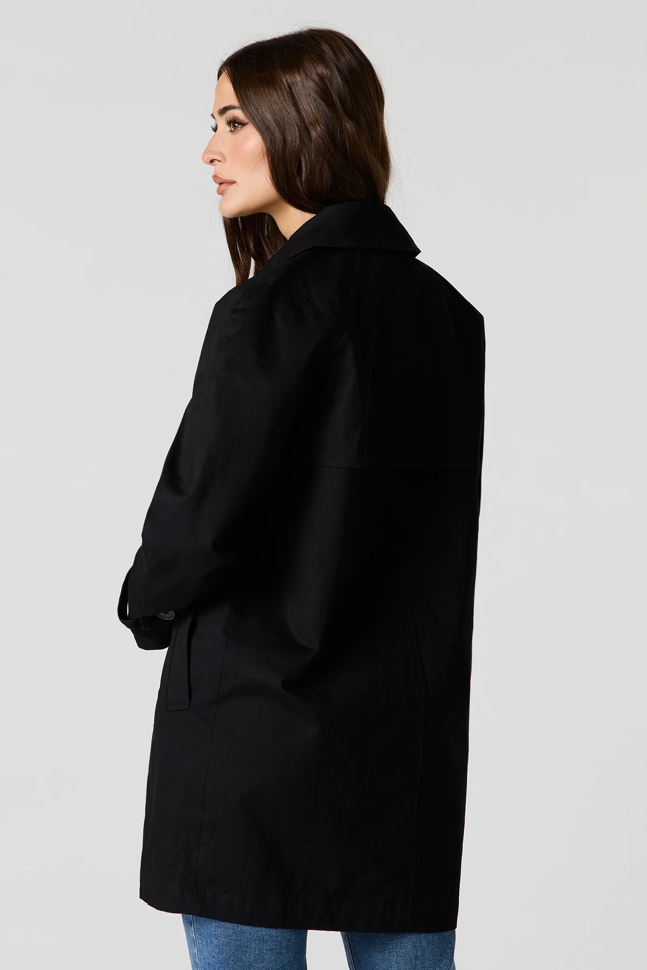 Midi Button Front Jacket - Image 5