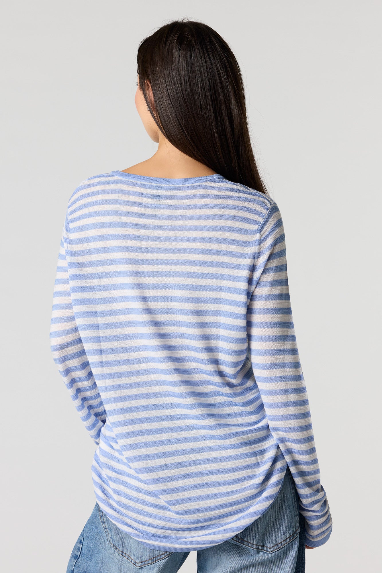 Striped Long Sleeve Top - Image 2