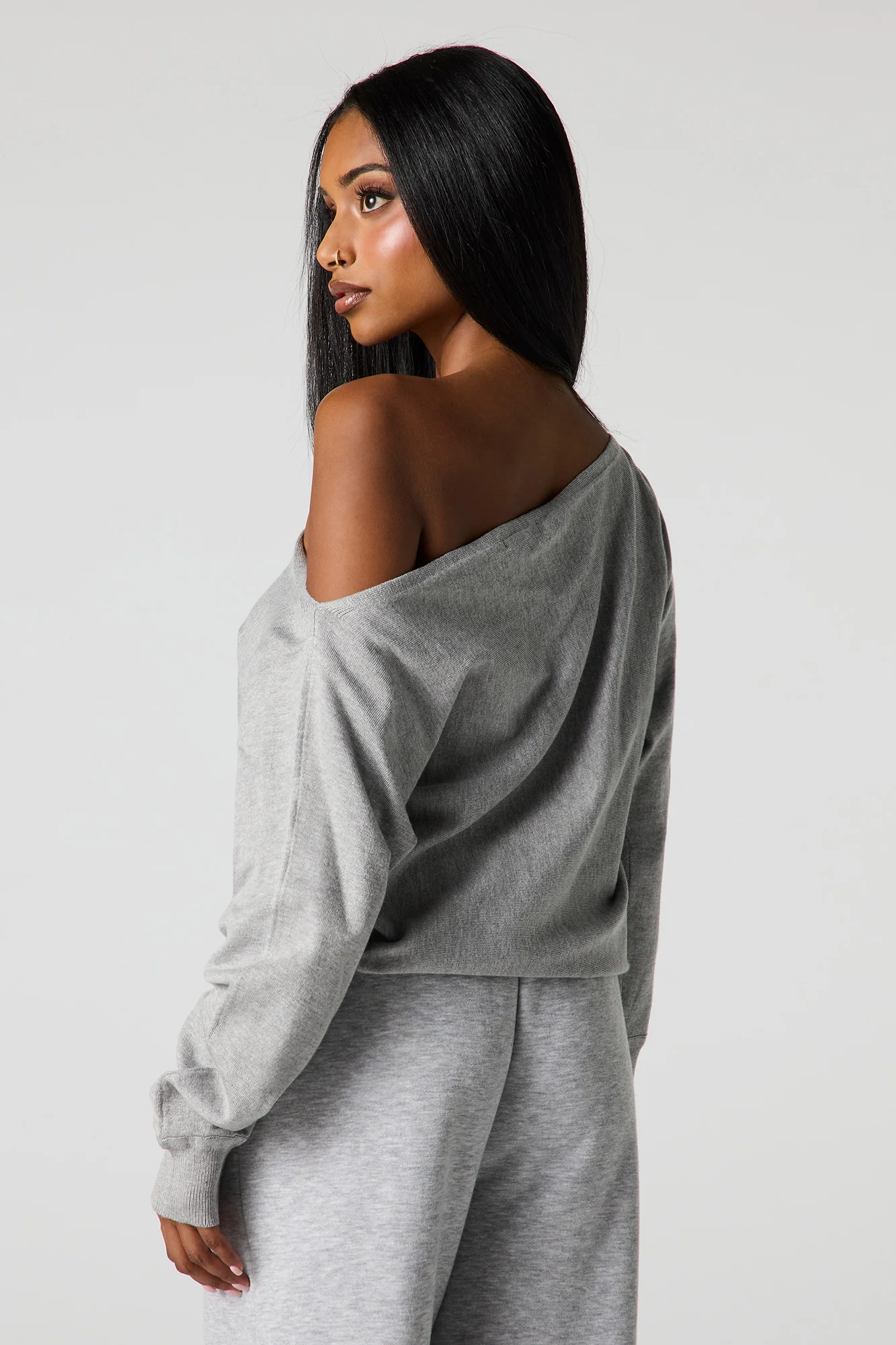 Off Shoulder Sweater - Image 2
