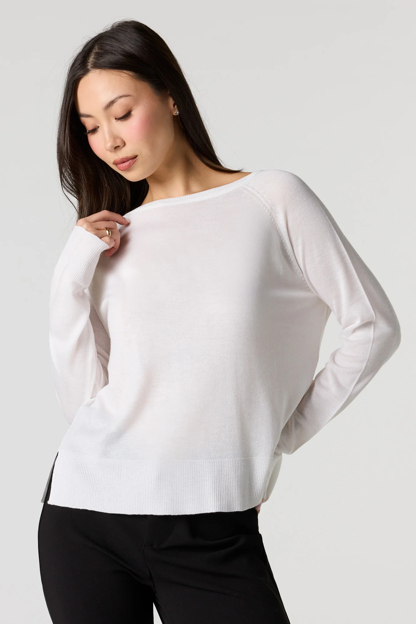 Long Sleeve Knit Top