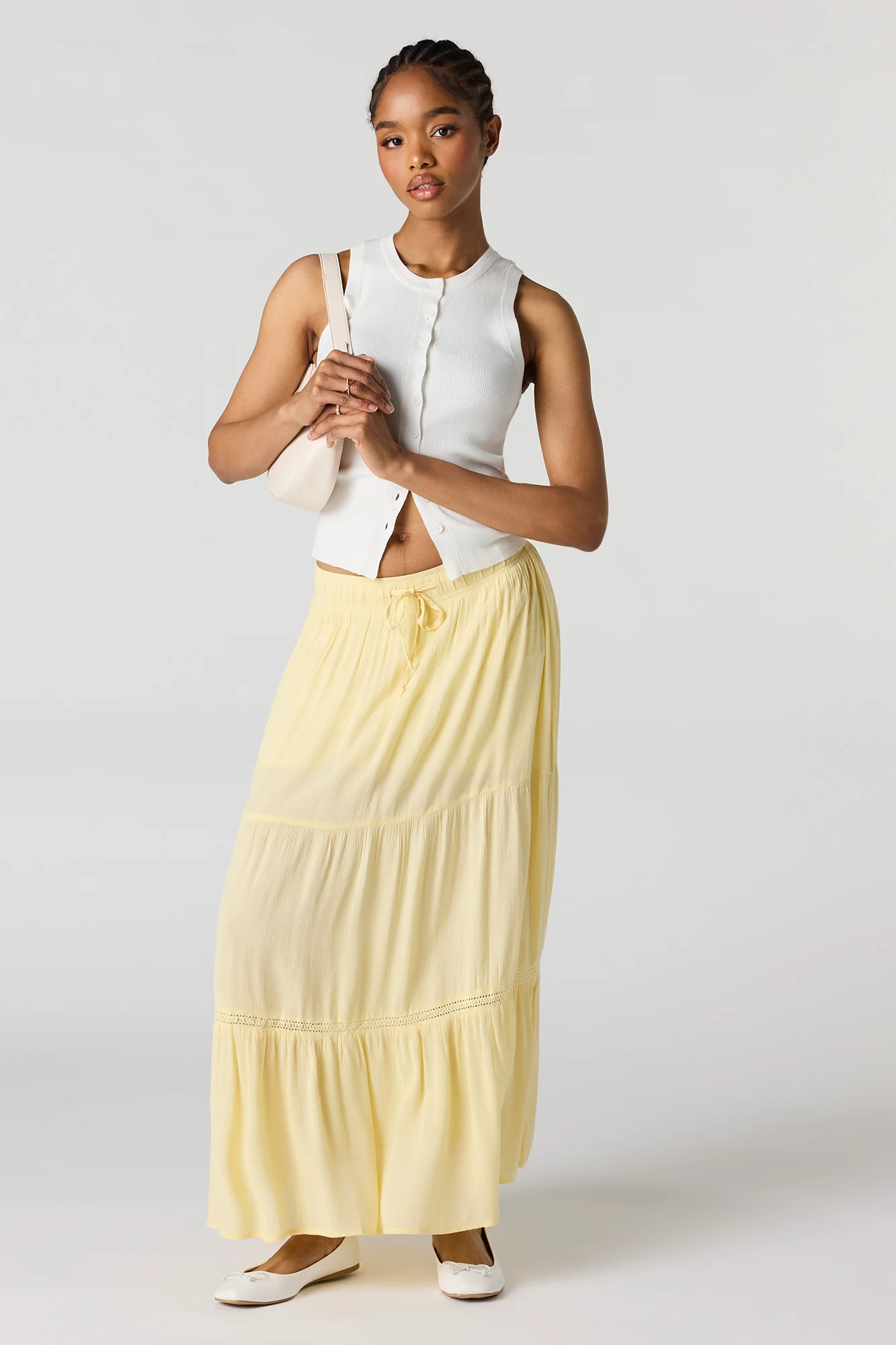 Ribbed Knit Button-Up Vest - Image 3