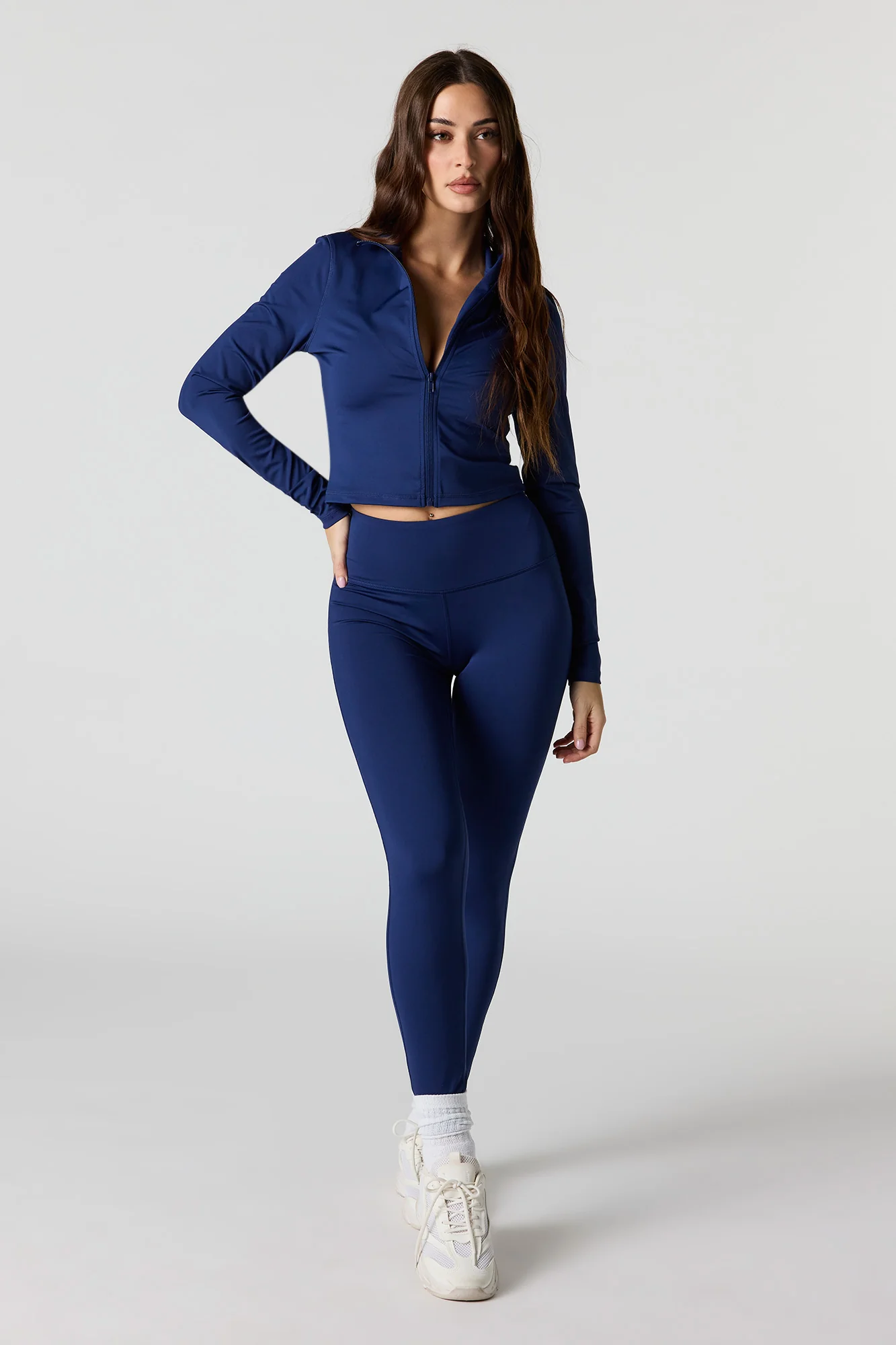 Active Cropped Zip-Up Jacket - Image 3