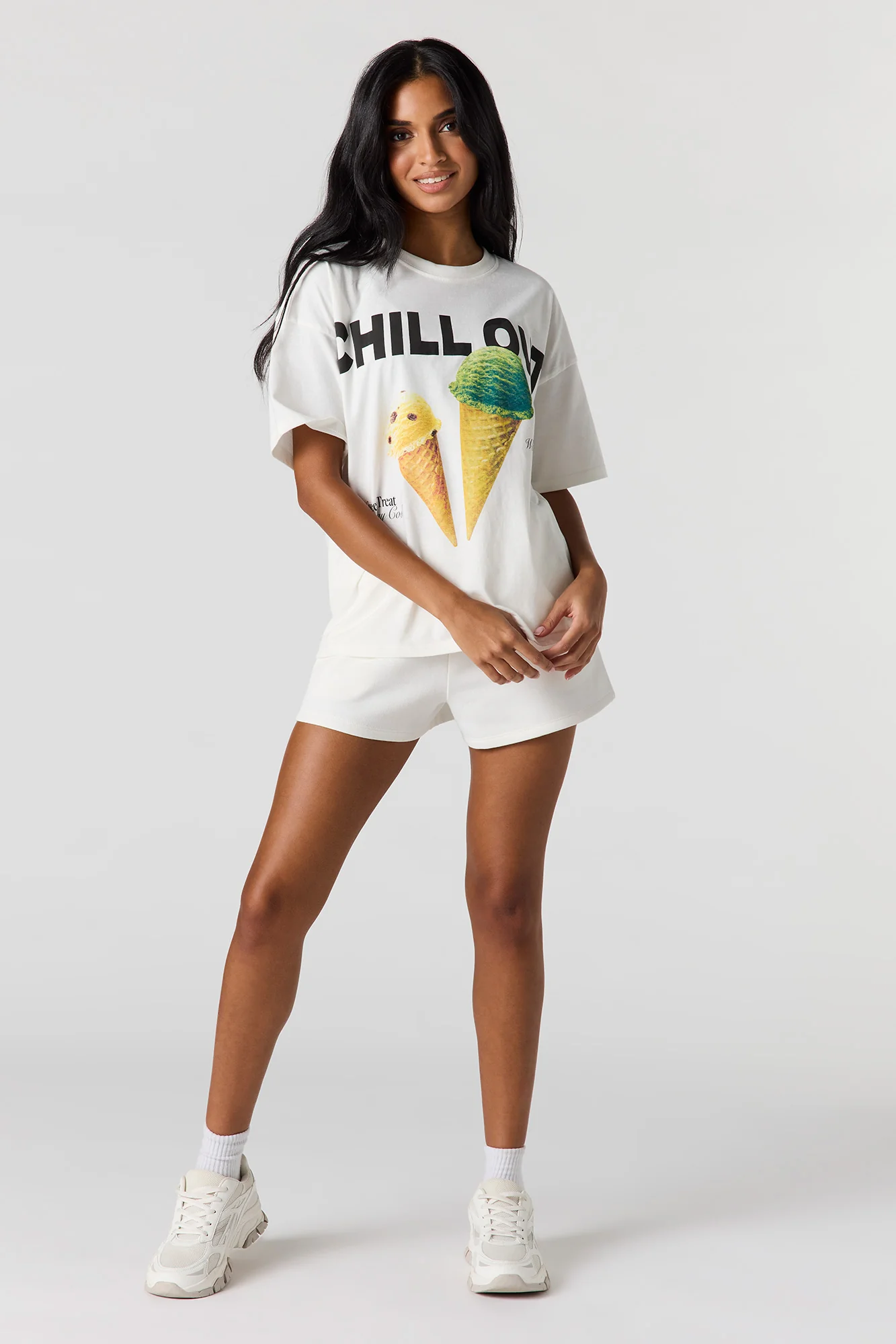 Chill Out Puff Print T-Shirt - Image 3