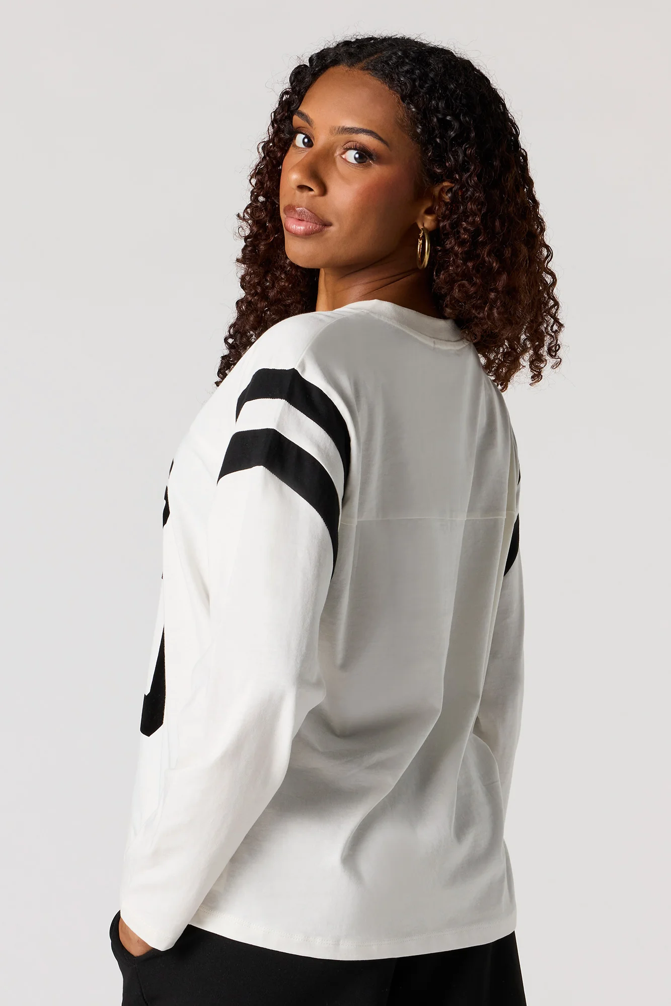Paris Felt Print Long Sleeve Jersey - Image 2
