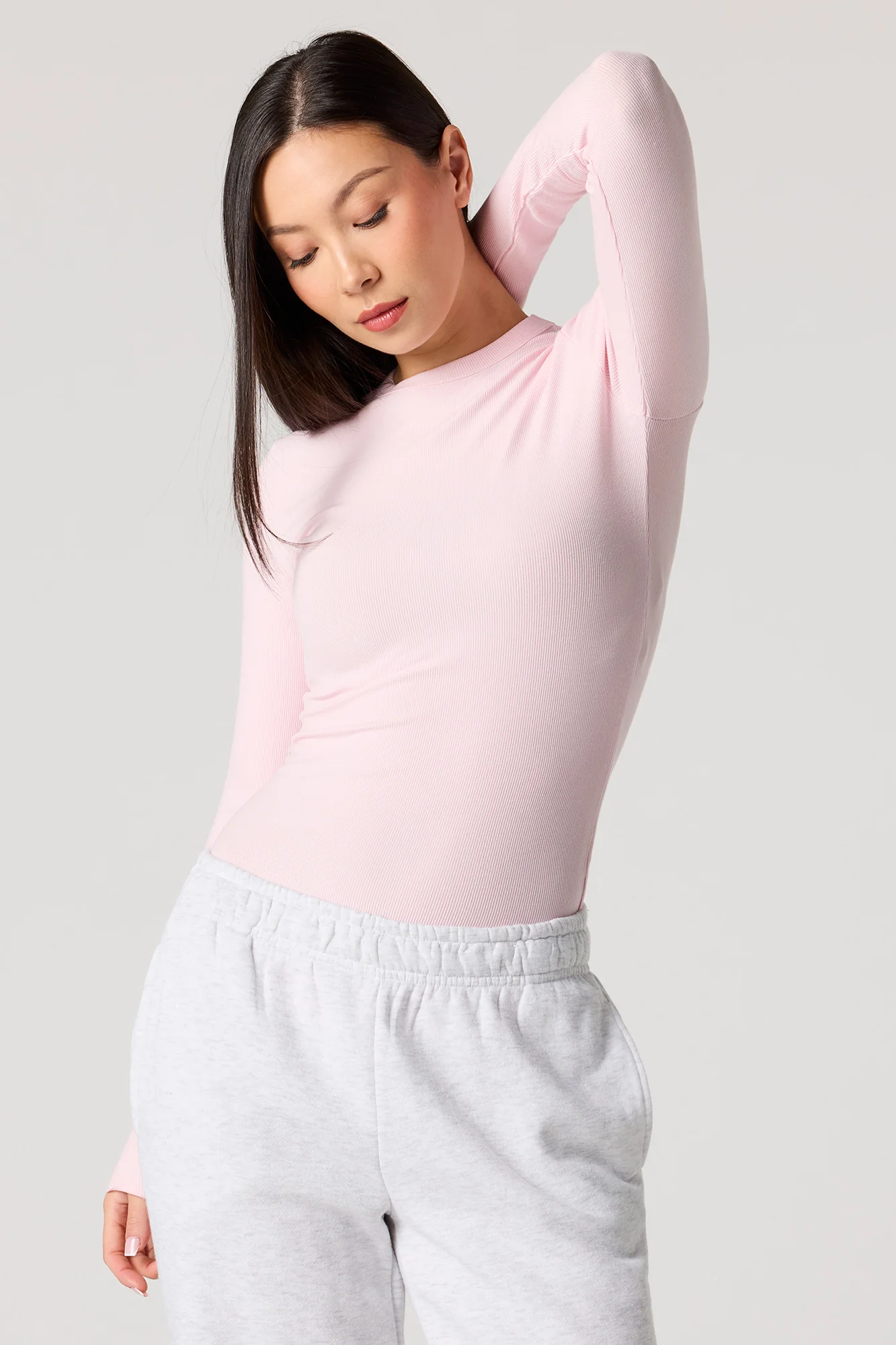 Ribbed Long Sleeve Top - Image 22