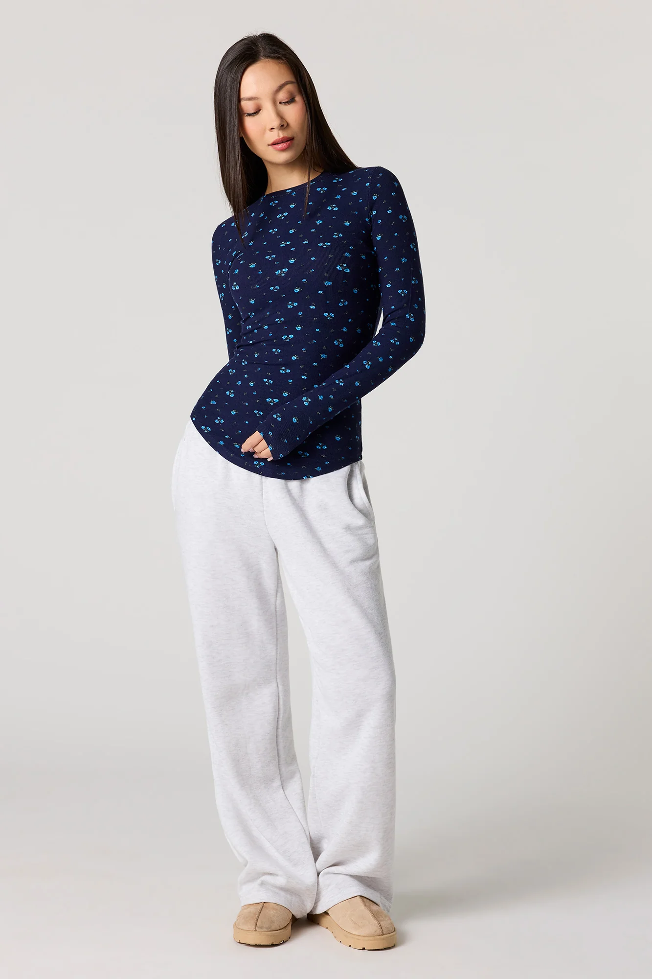Ribbed Long Sleeve Top - Image 6