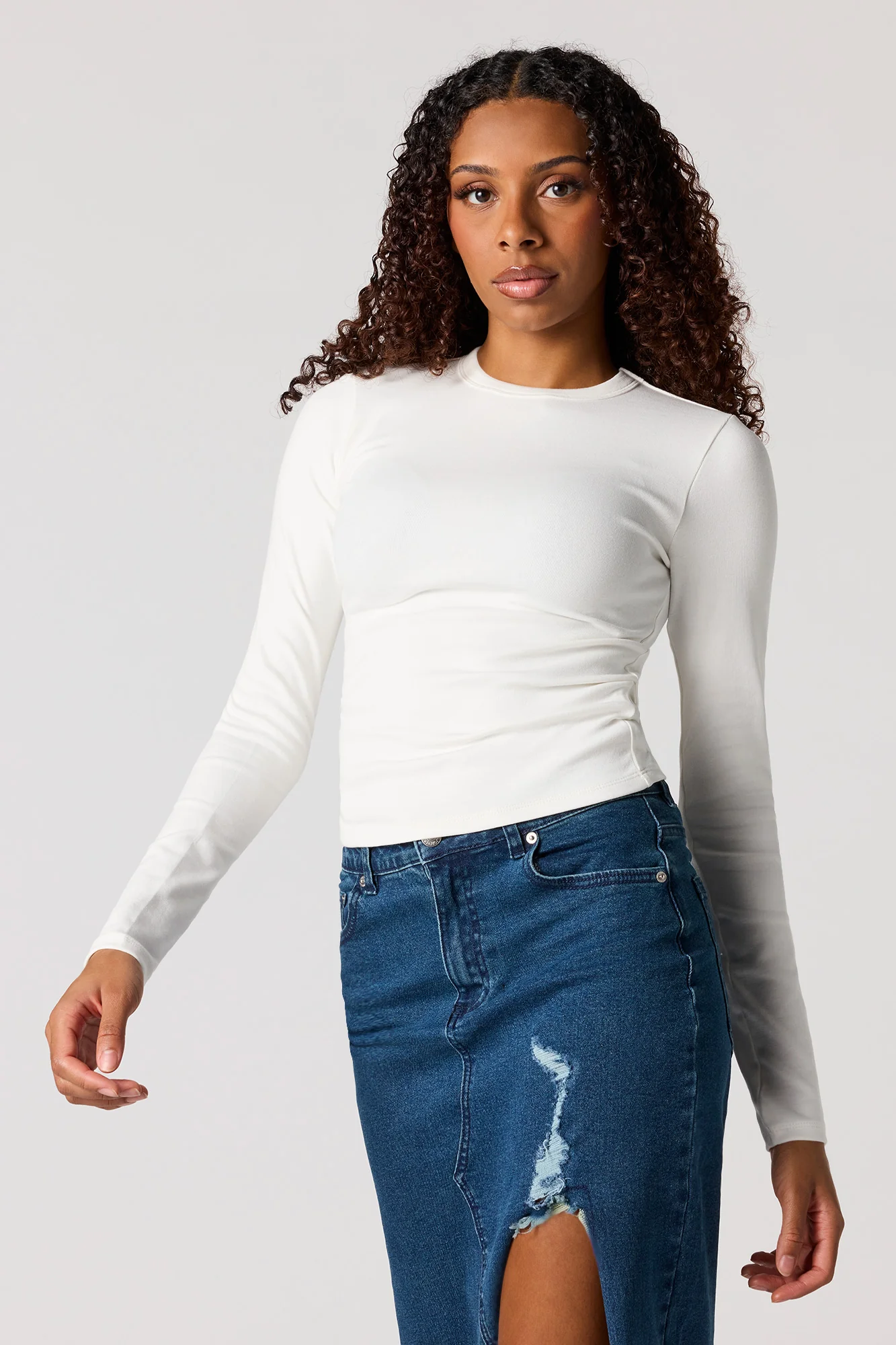 Long Sleeve Crewneck Top - Image 10