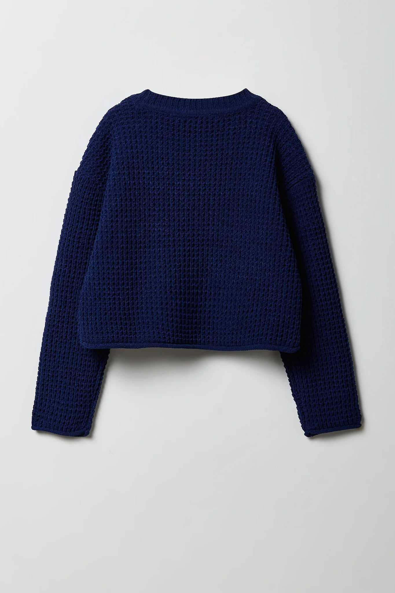 Girls Waffle Knit Sweater - Image 6