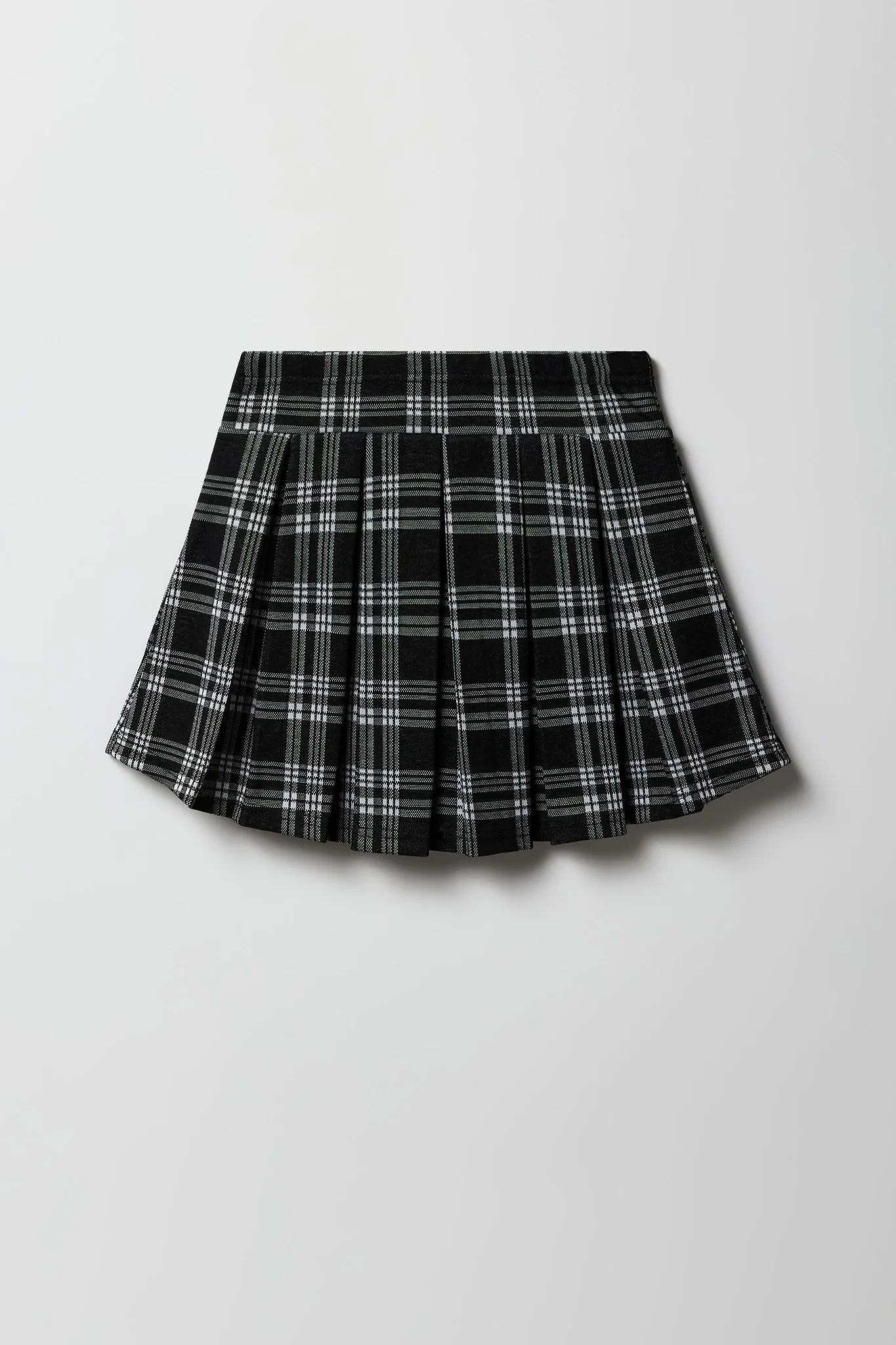 Girls Graphic Long Sleeve Top & Plaid Skort Set - Image 5