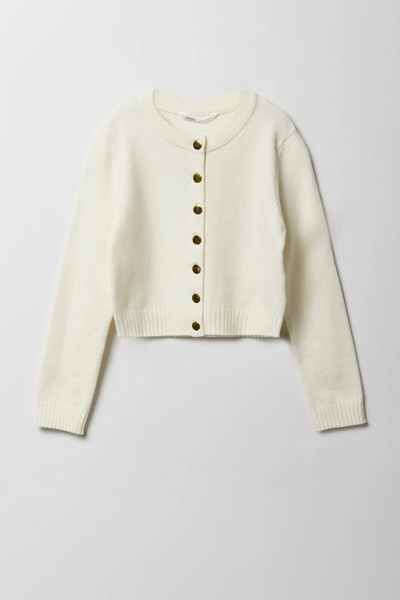 Girls Knit Button-Up Cardigan - Image 11