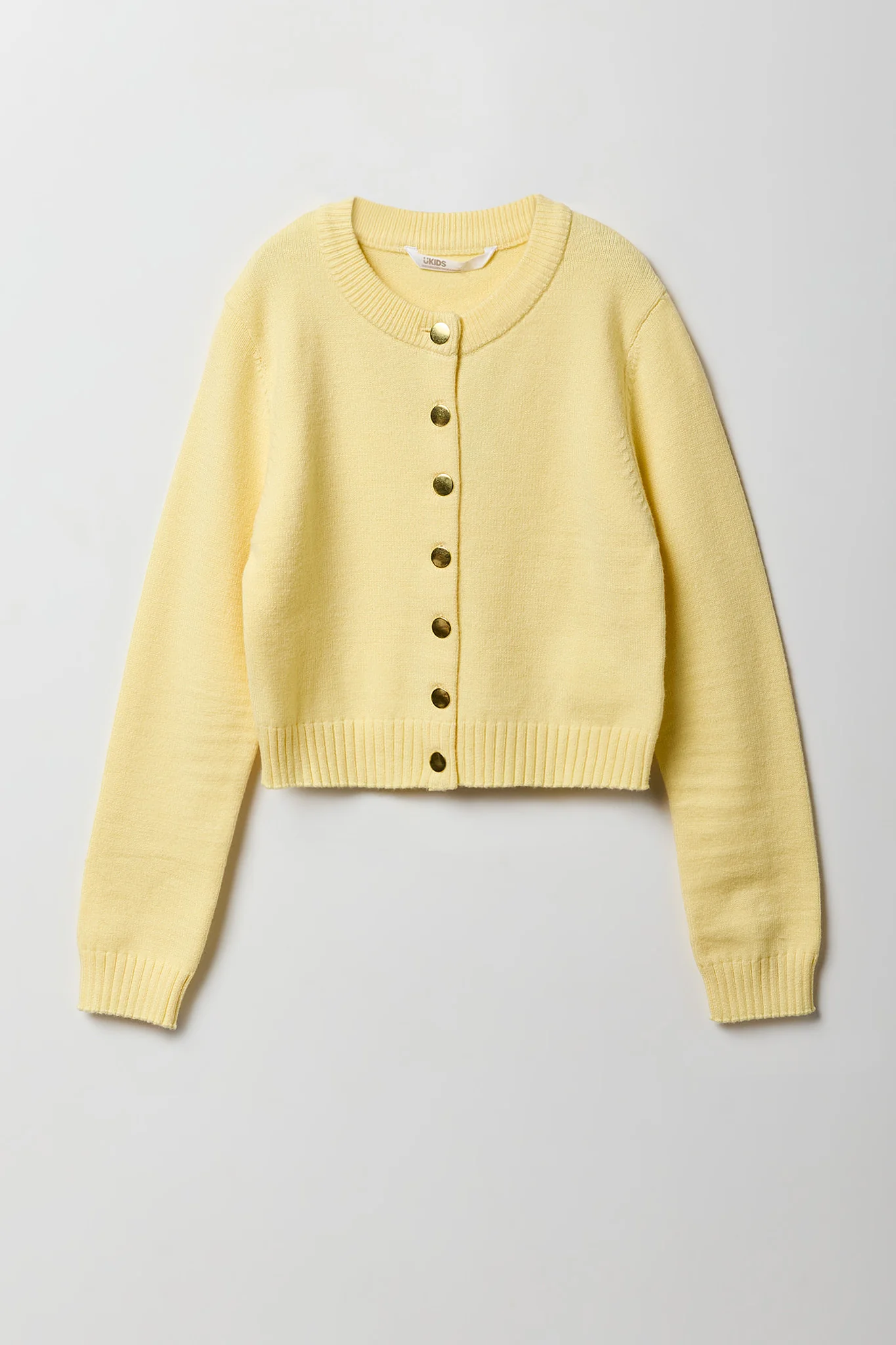 Girls Knit Button-Up Cardigan - Image 2