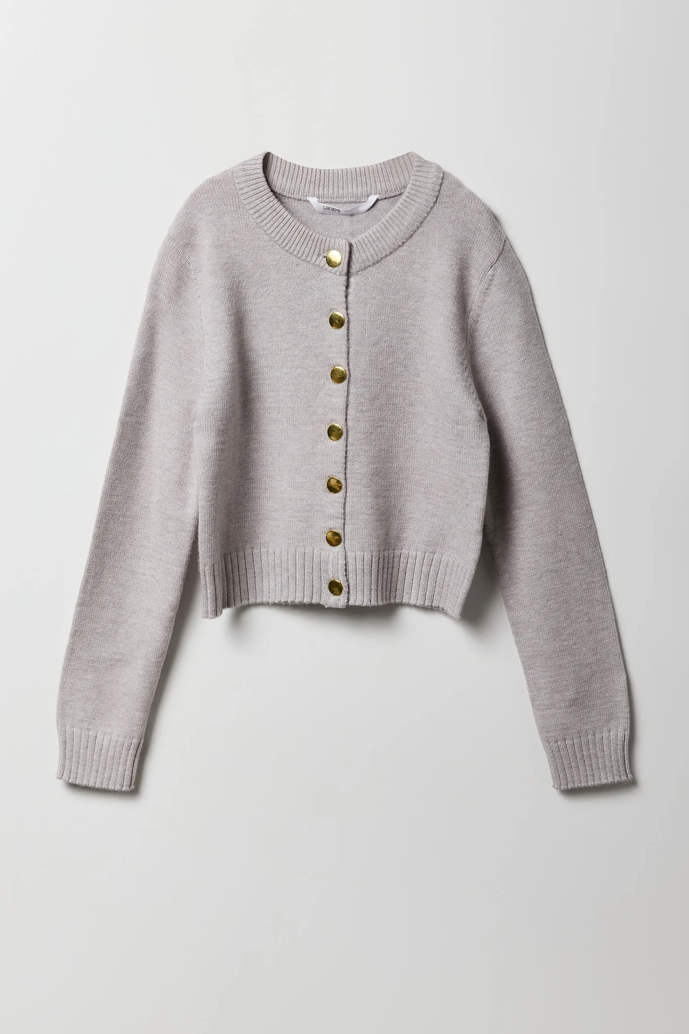 Girls Knit Button-Up Cardigan - Image 8