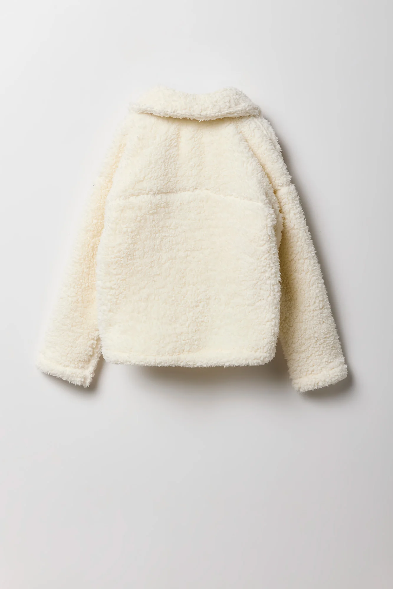 Girls Sherpa Teddy Jacket - Image 2