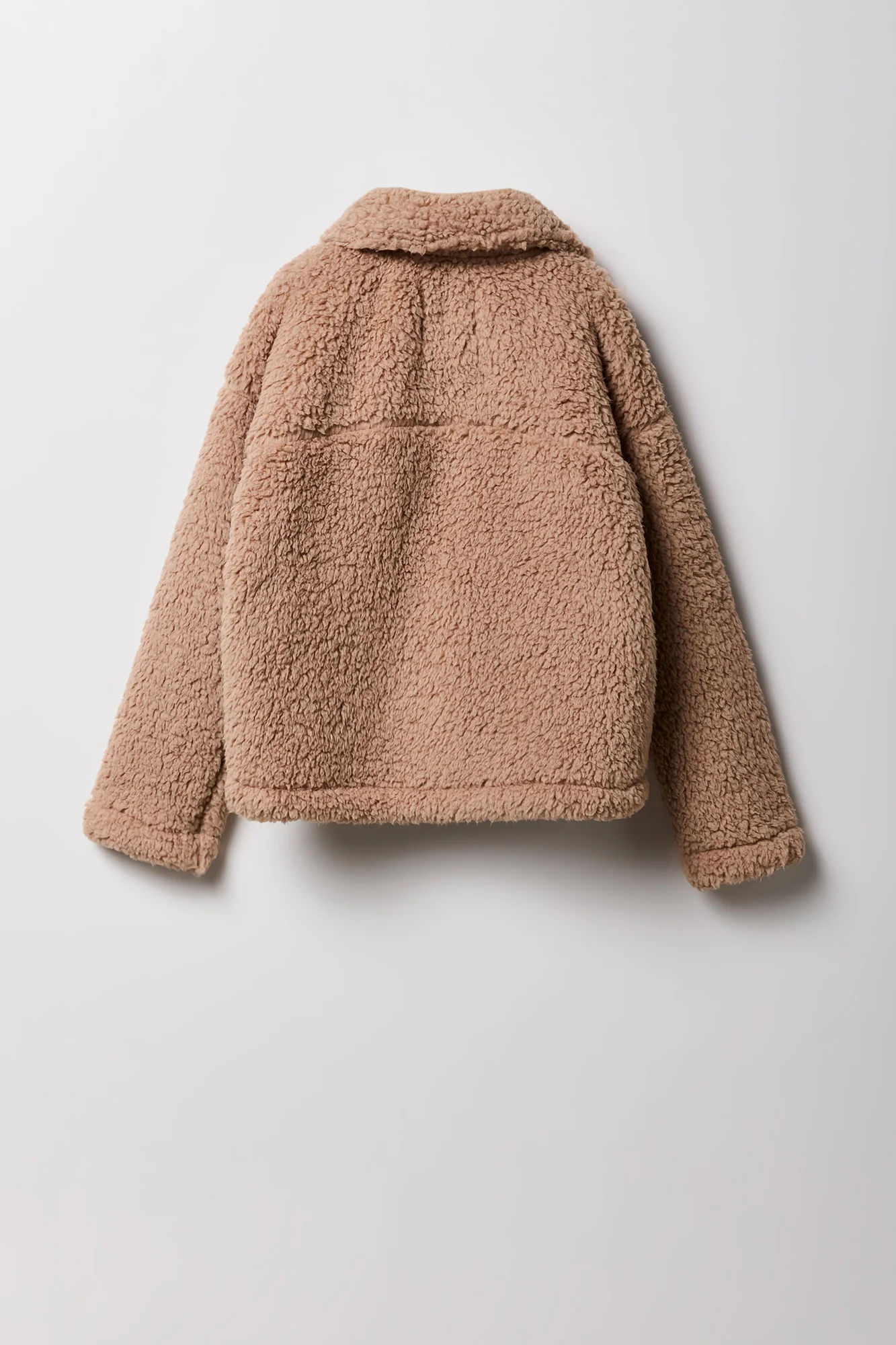 Girls Sherpa Teddy Jacket - Image 5