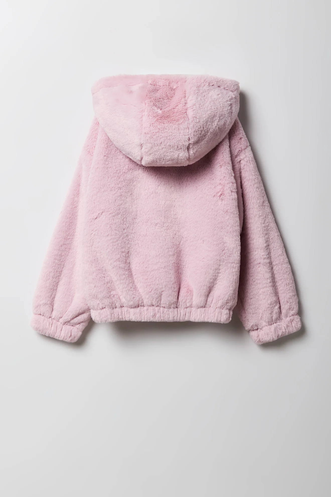 Girls Faux Fur Bomber Jacket - Image 10
