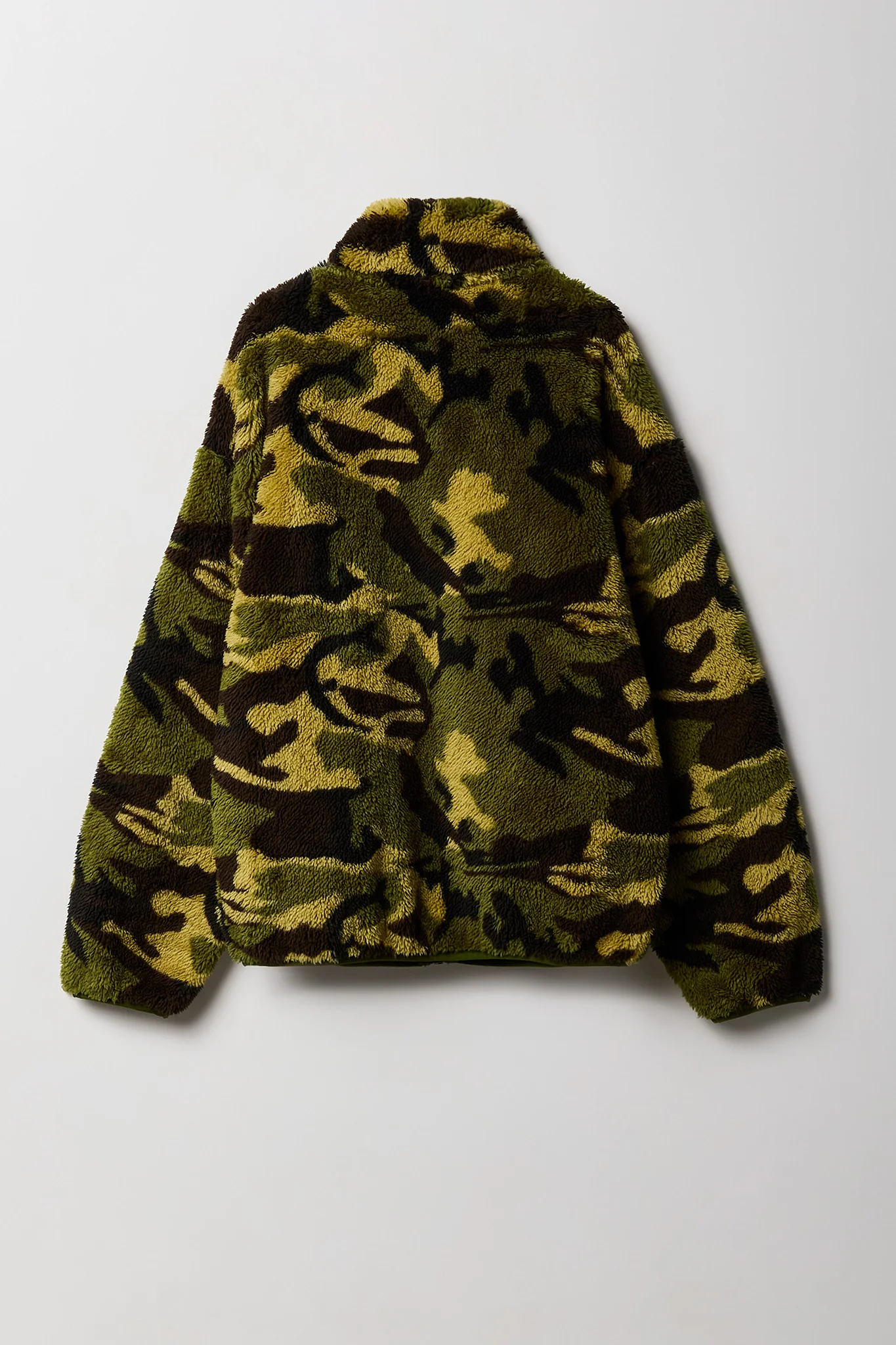 Kids Sherpa Camo Zip-Up Top - Image 5