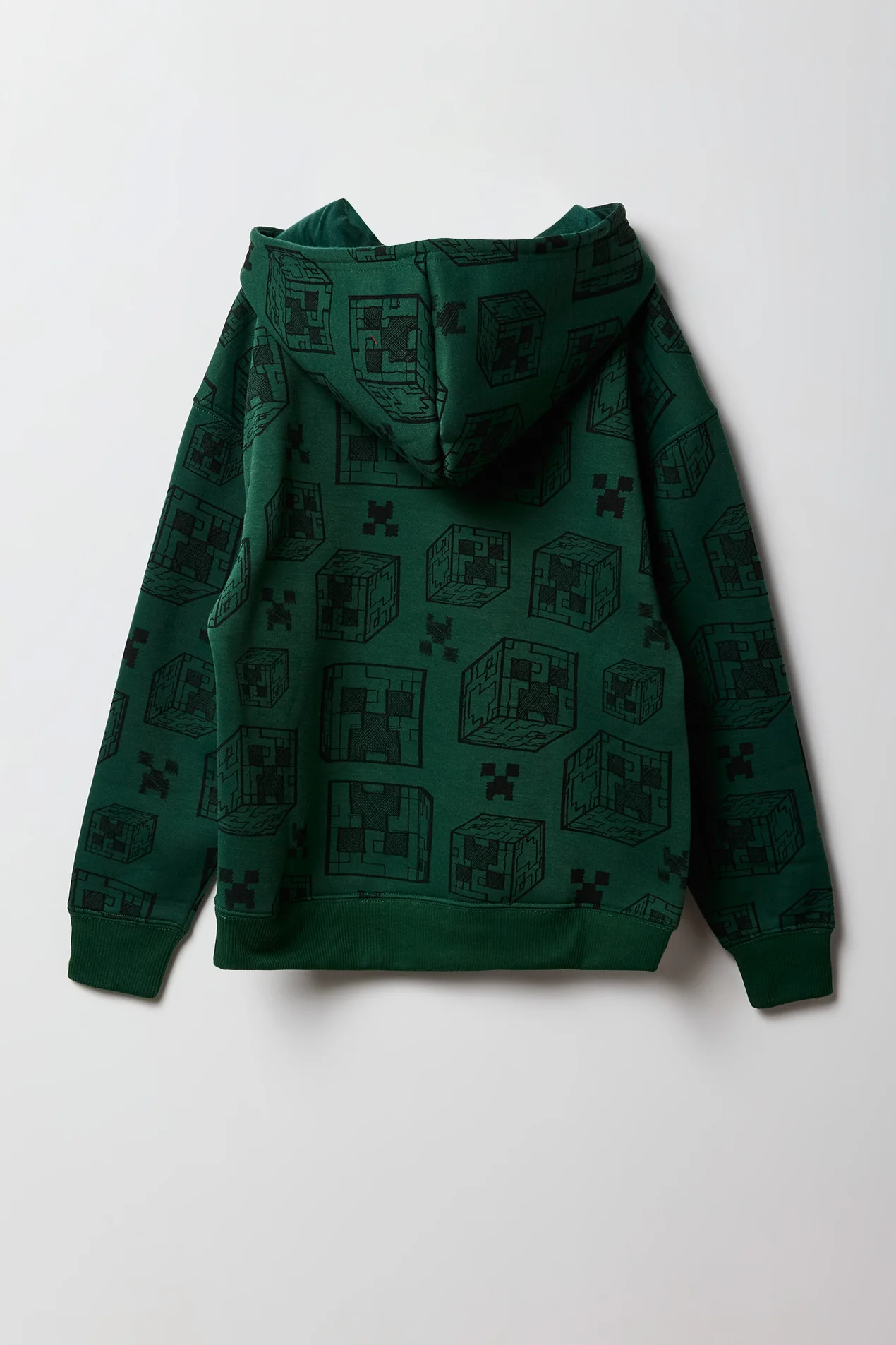 Kids Minecraft Graphic Fleece Hoodie - Image 2