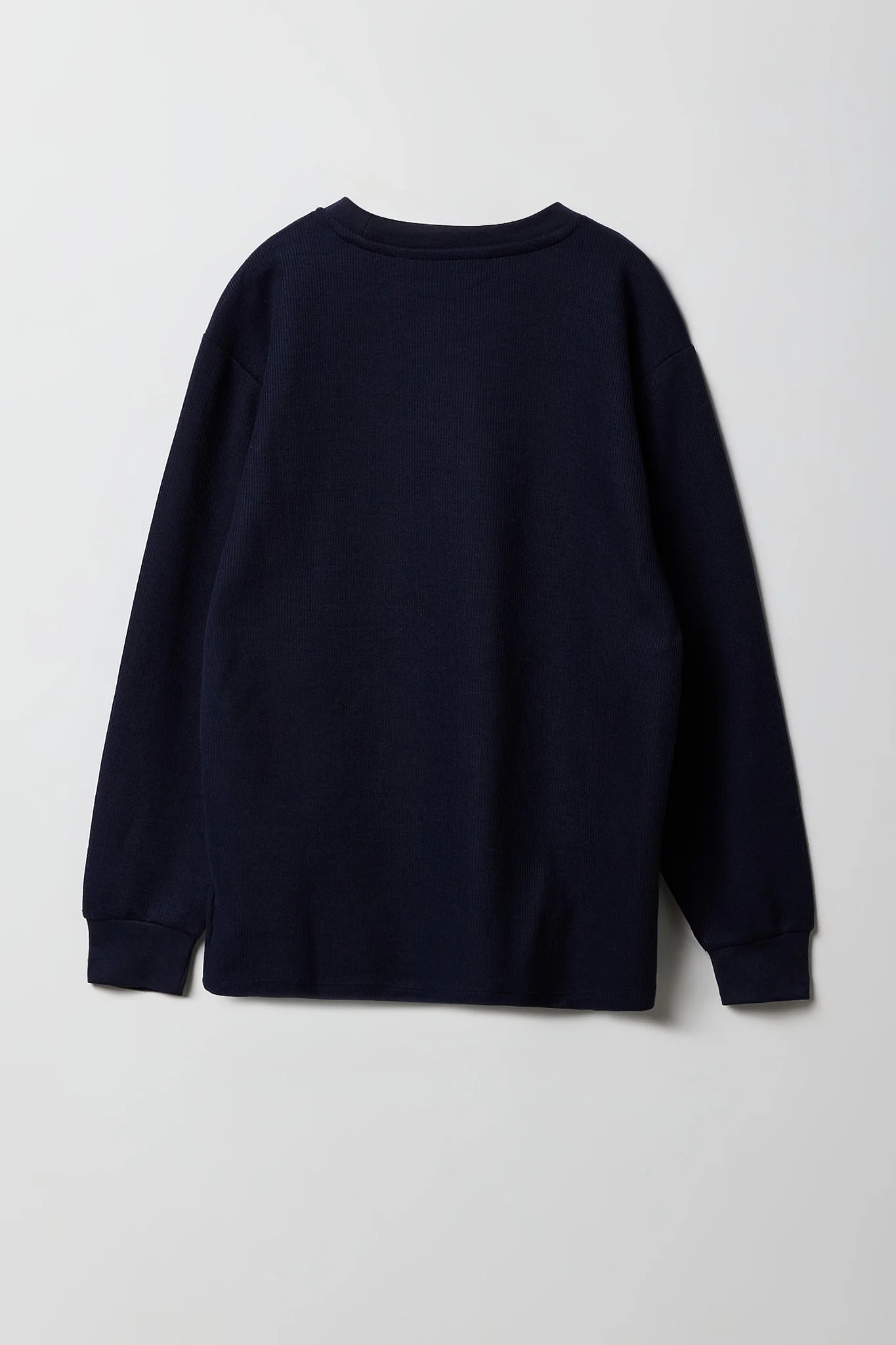 Boys Ribbed Knit Long Sleeve Top - Image 2