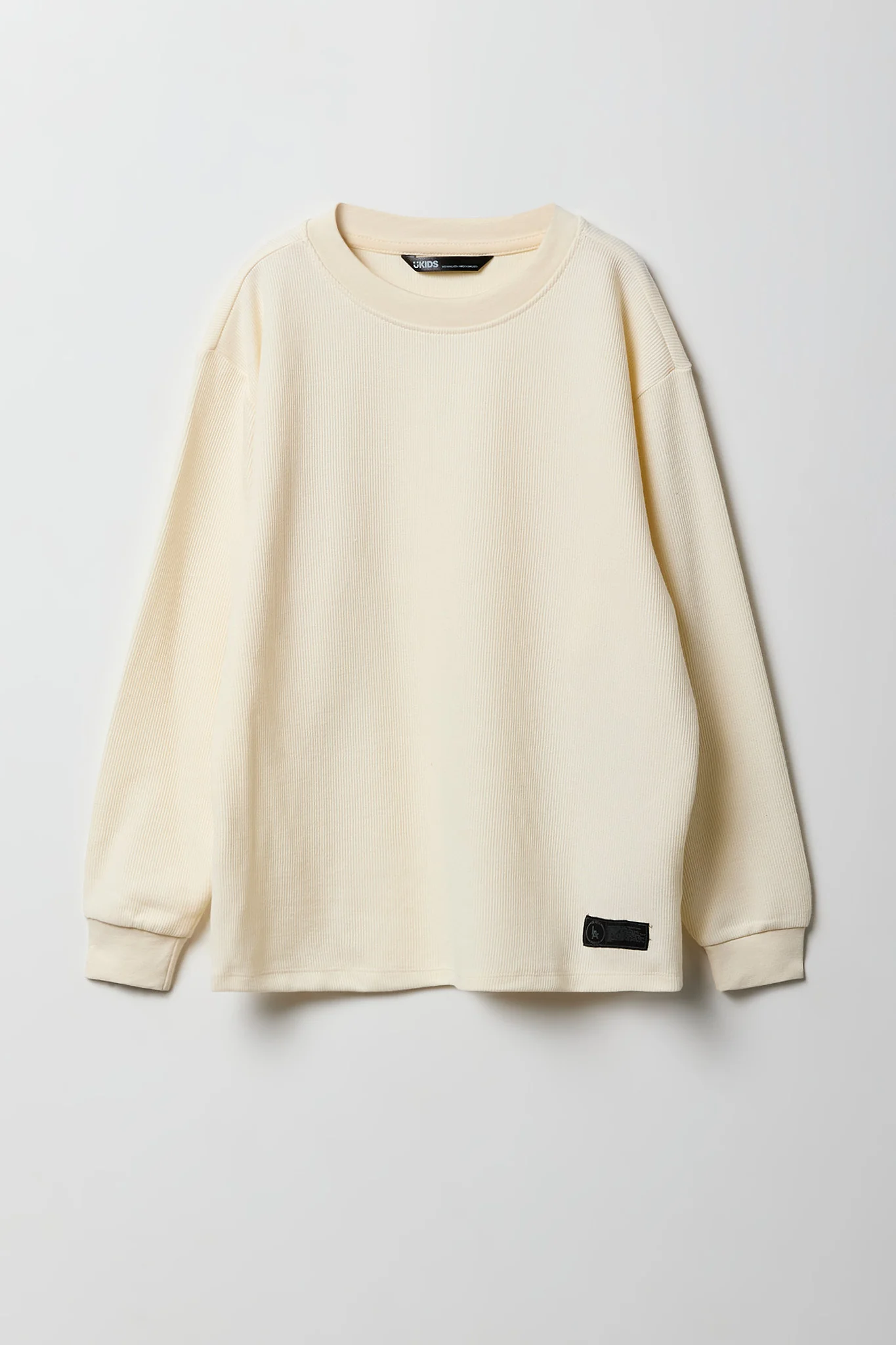 Boys Ribbed Knit Long Sleeve Top - Image 3