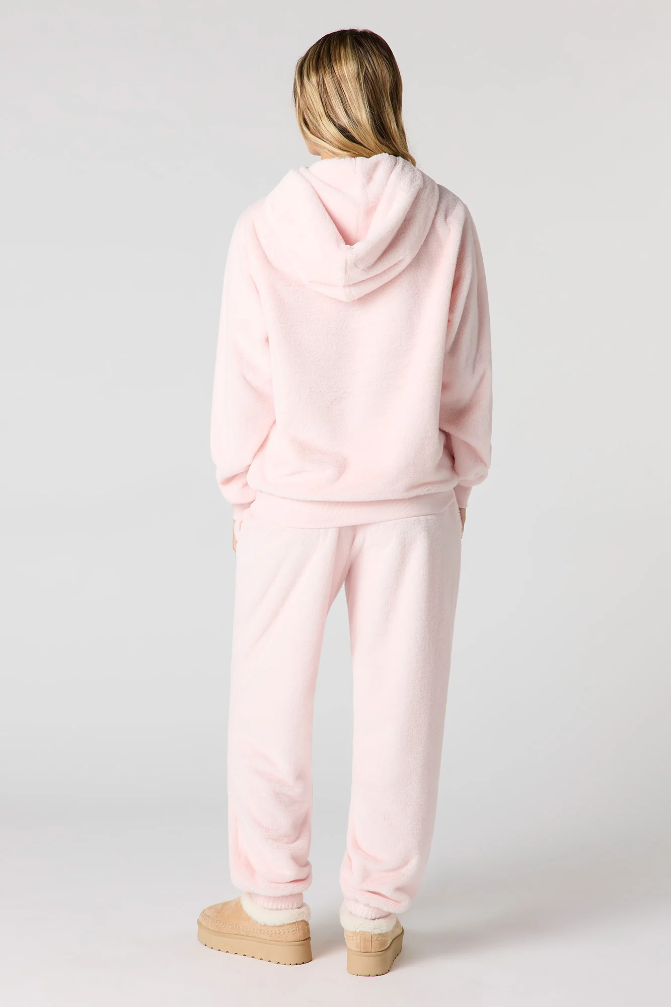 Embroidered Faux Fur Jogger - Image 19