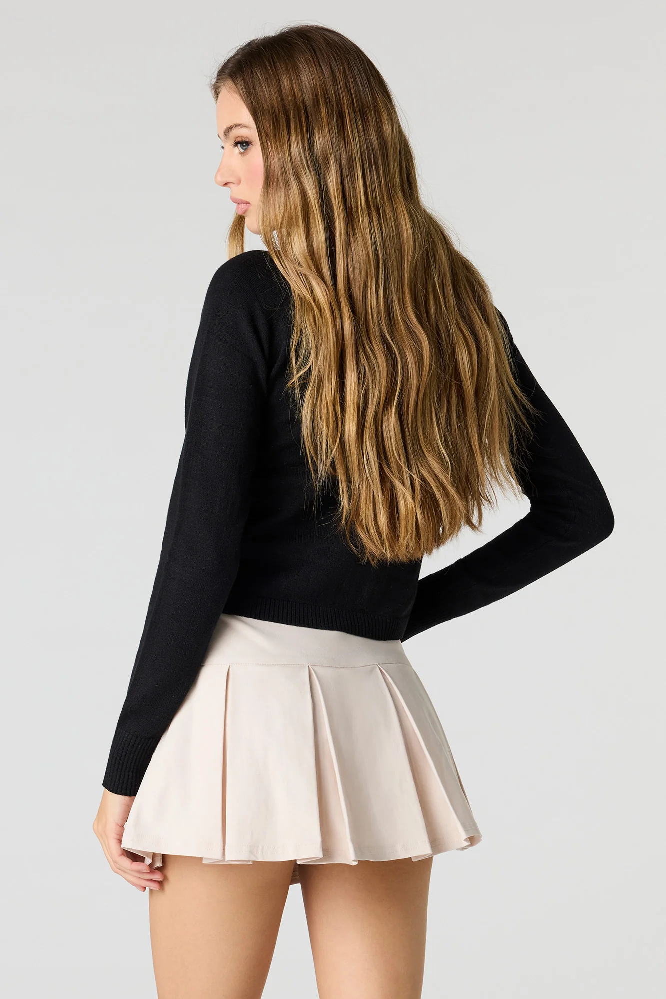 Pleated Mini Skort - Image 2