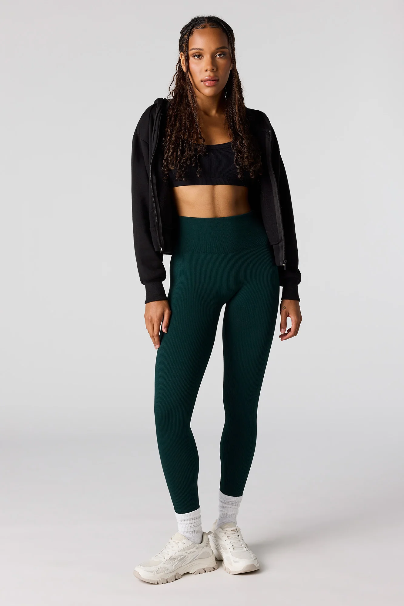 Seamless High-Rise Ribbed Legging - Image 14