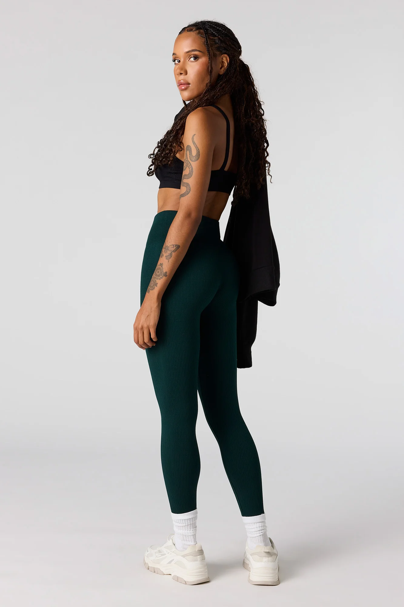 Seamless High-Rise Ribbed Legging - Image 16