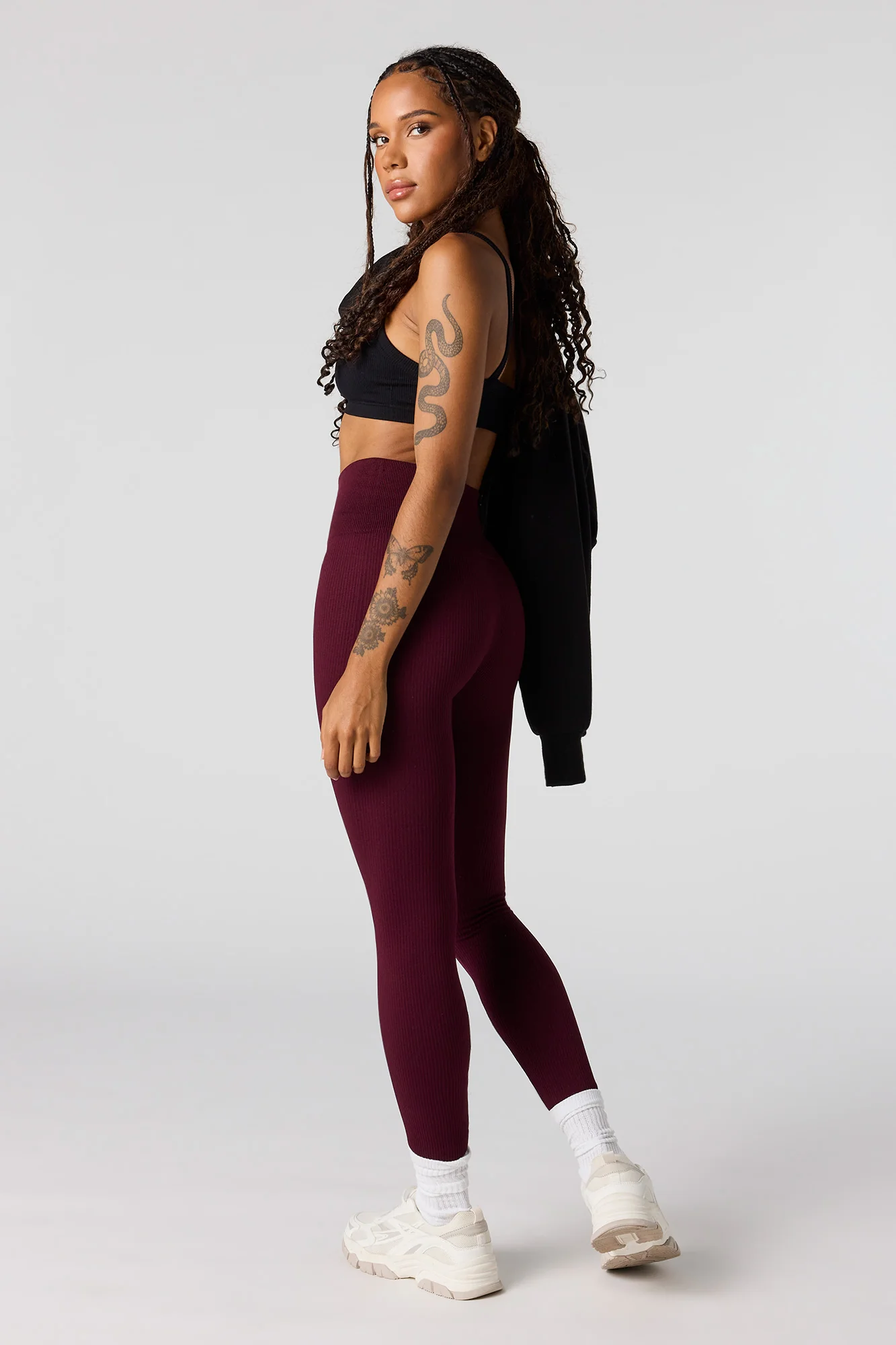 Seamless High-Rise Ribbed Legging - Image 19