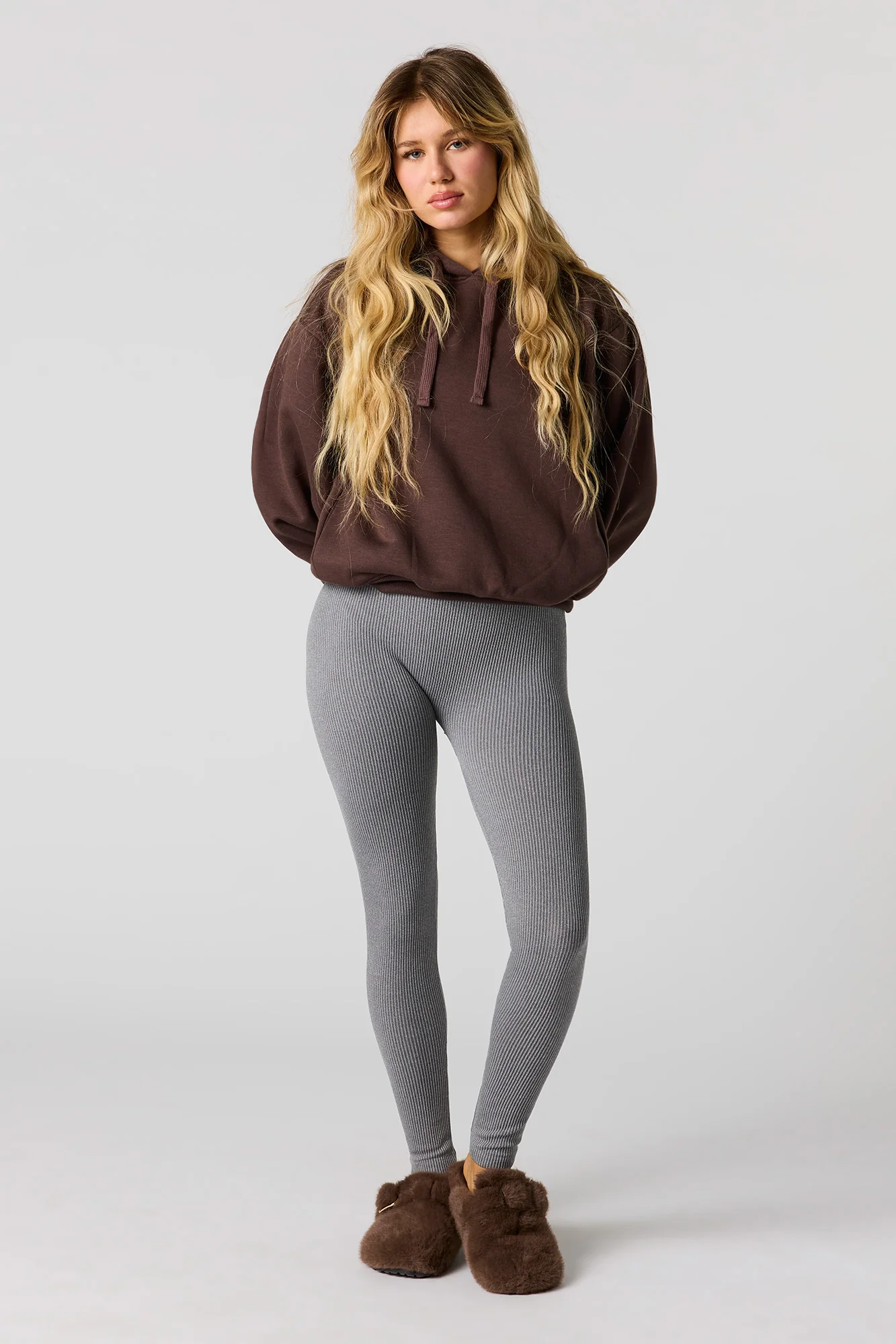 High Rise Seamless Ribbed Legging - Image 10