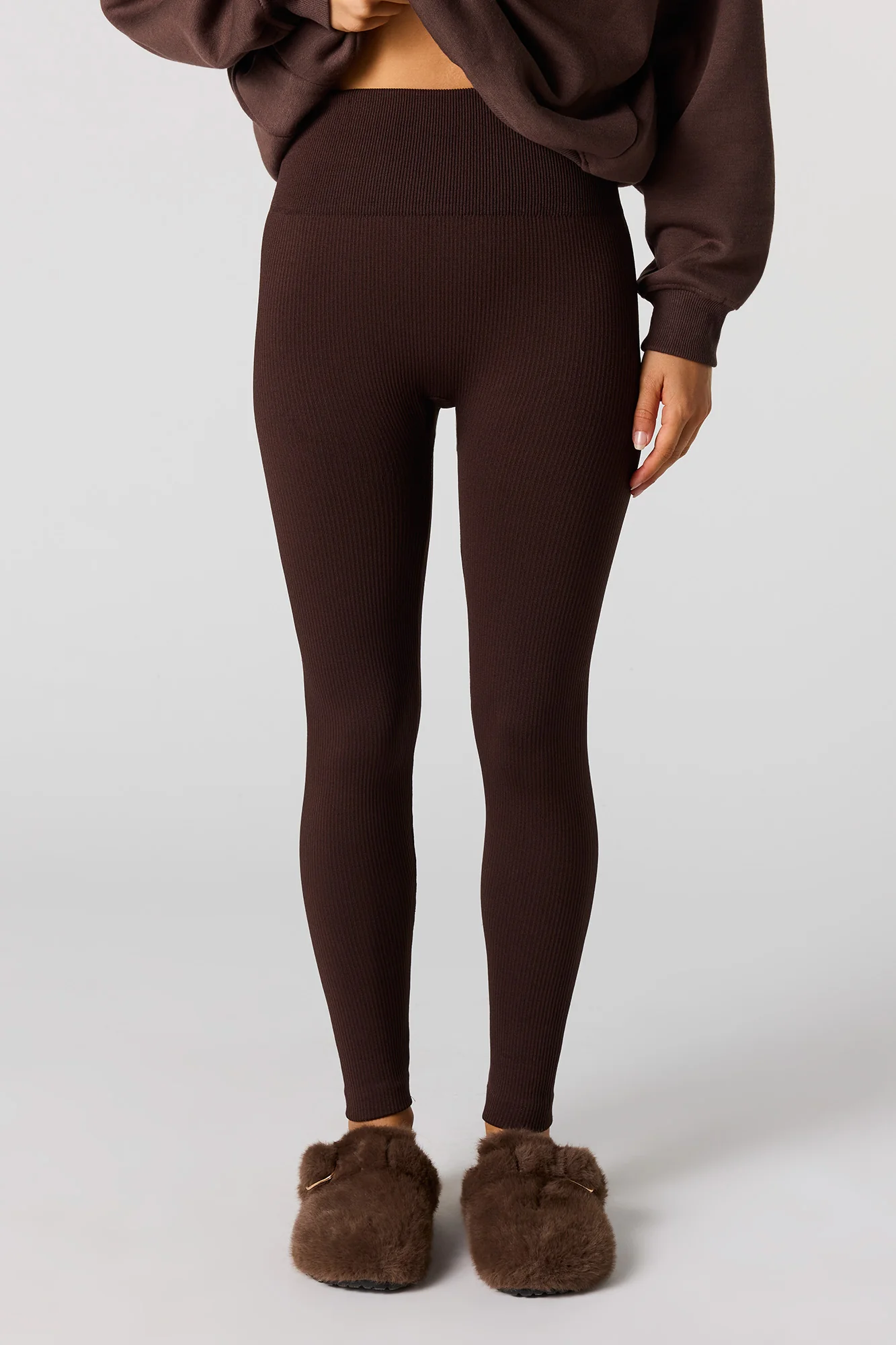 High Rise Seamless Ribbed Legging - Image 14