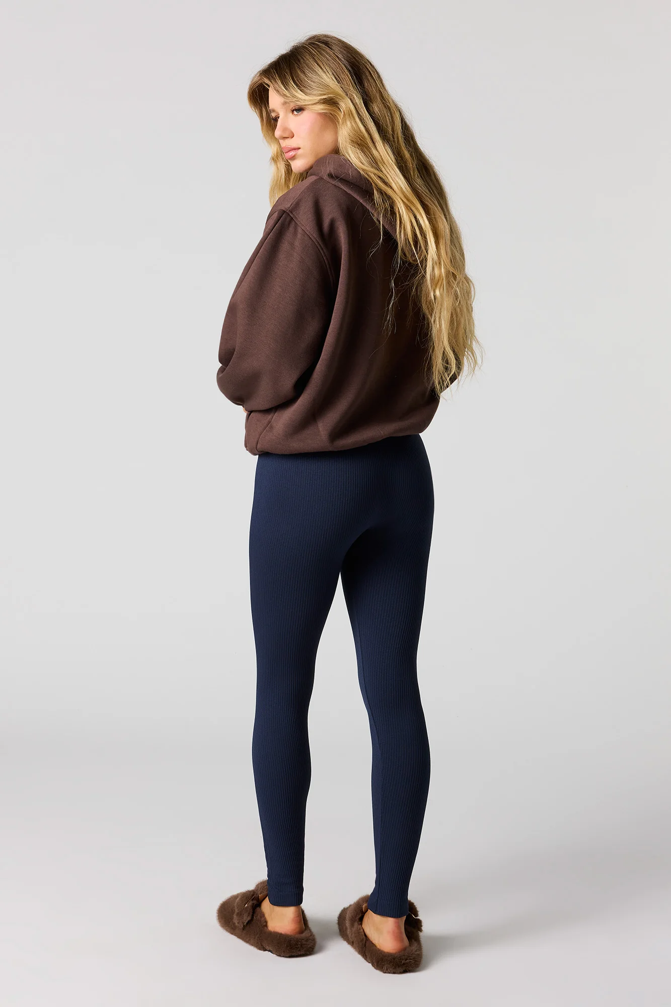 High Rise Seamless Ribbed Legging - Image 18