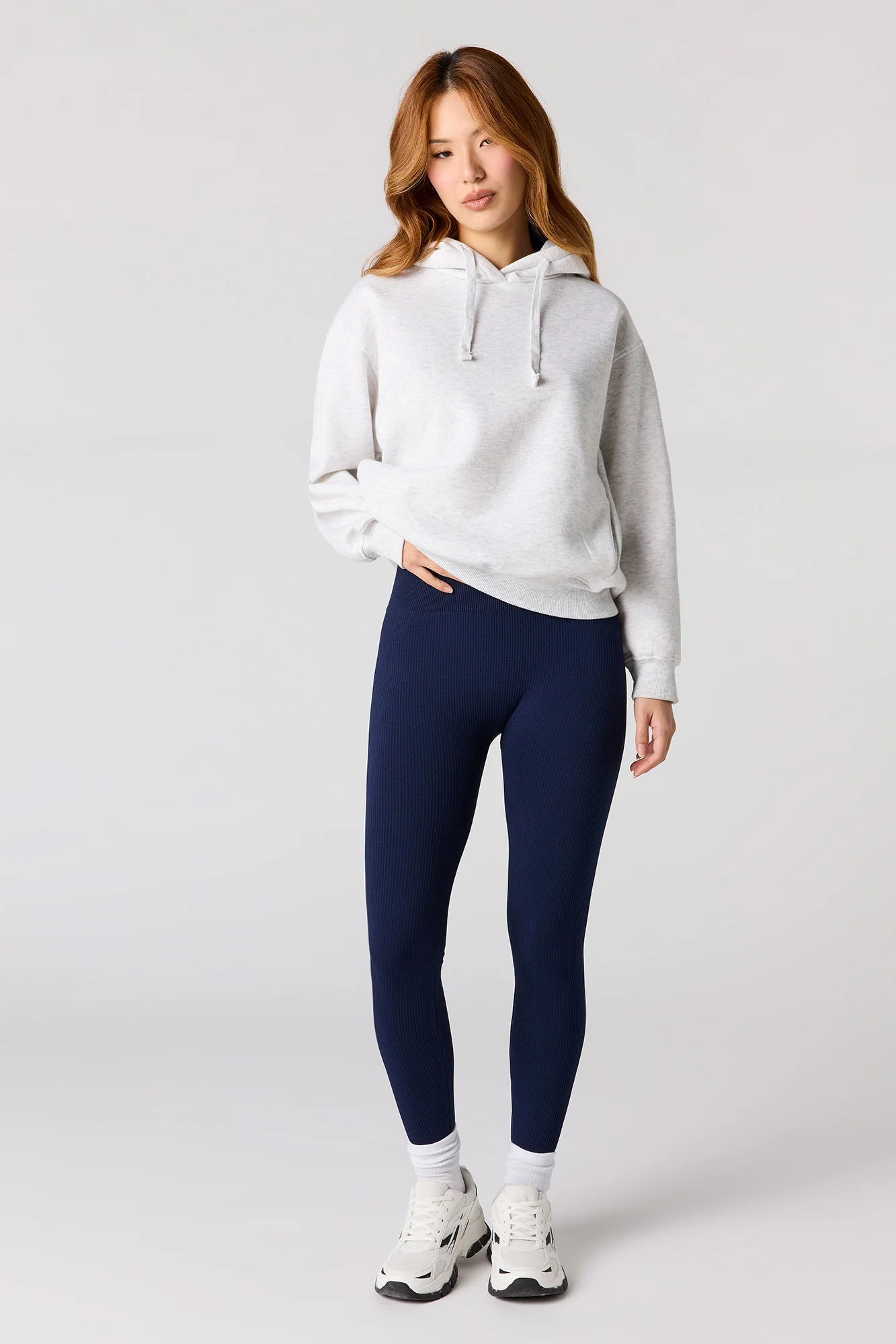 High Rise Seamless Ribbed Legging - Image 10