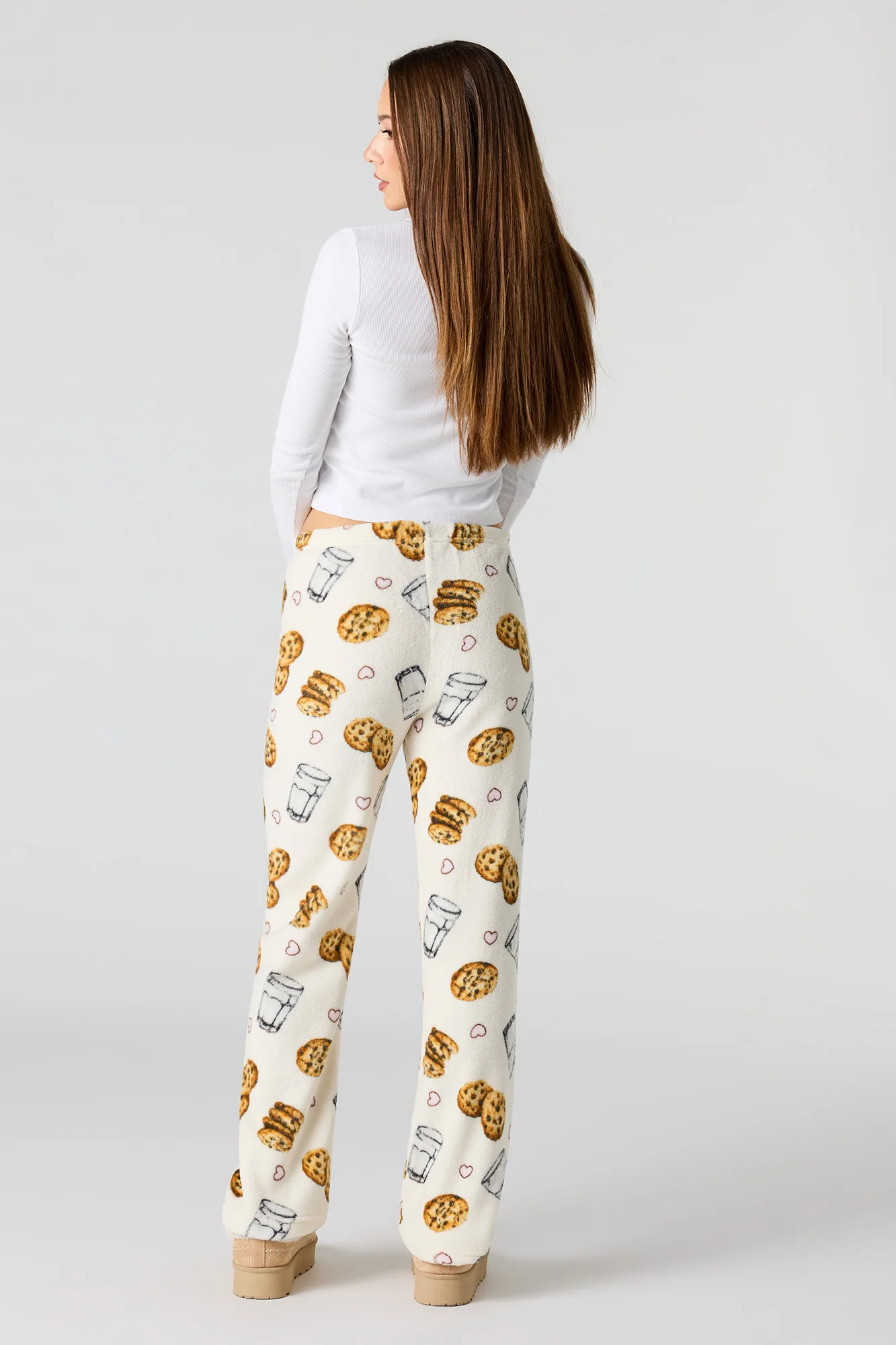 Printed Plush Pajama Pant - Image 13