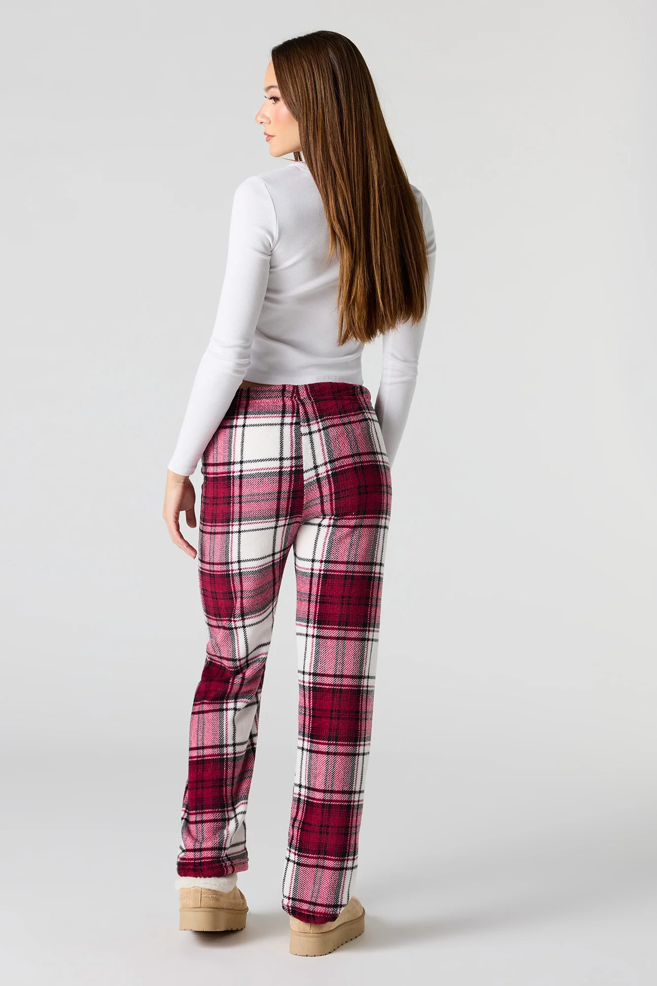 Printed Plush Pajama Pant - Image 22