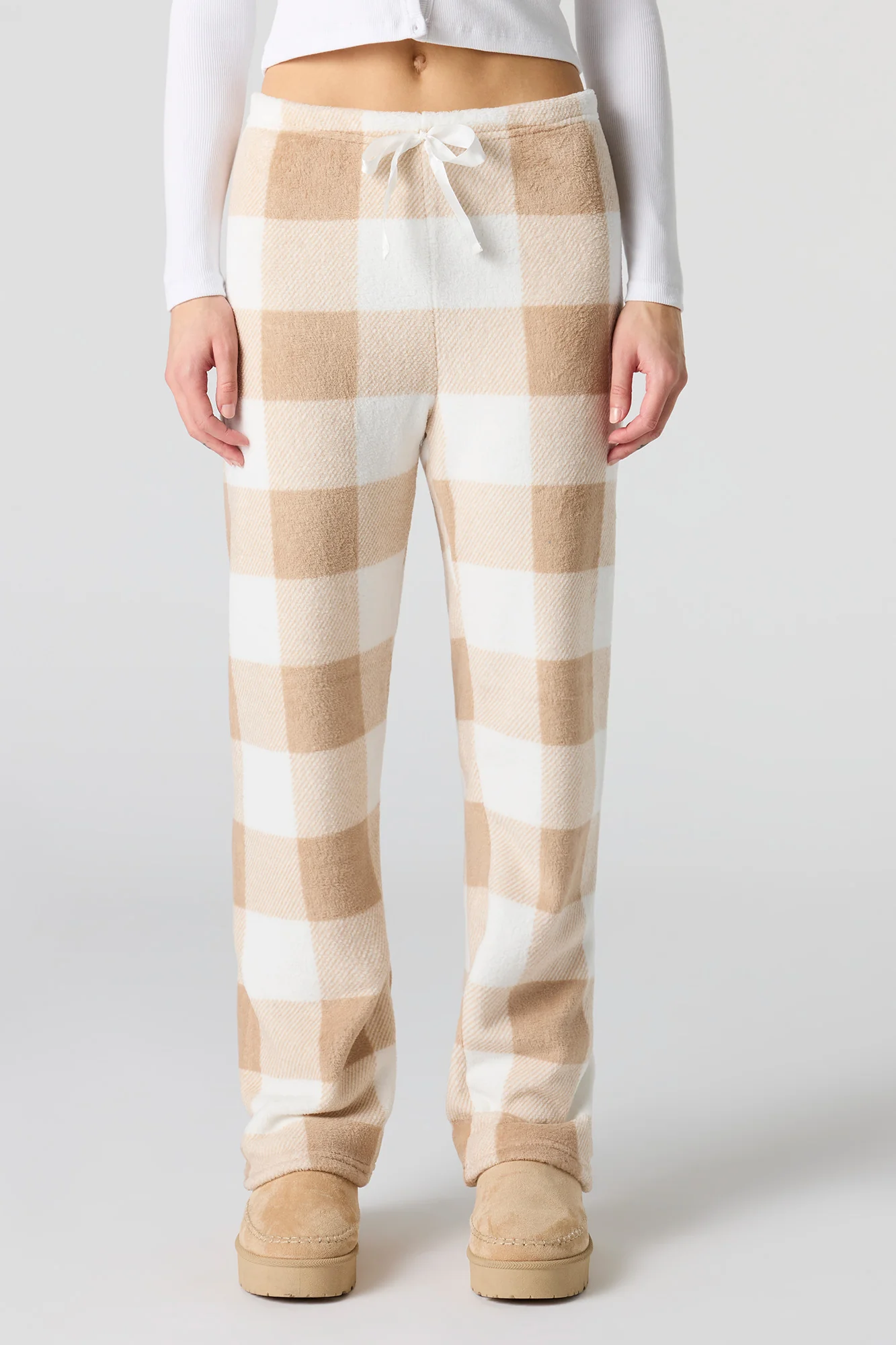 Printed Plush Pajama Pant - Image 8