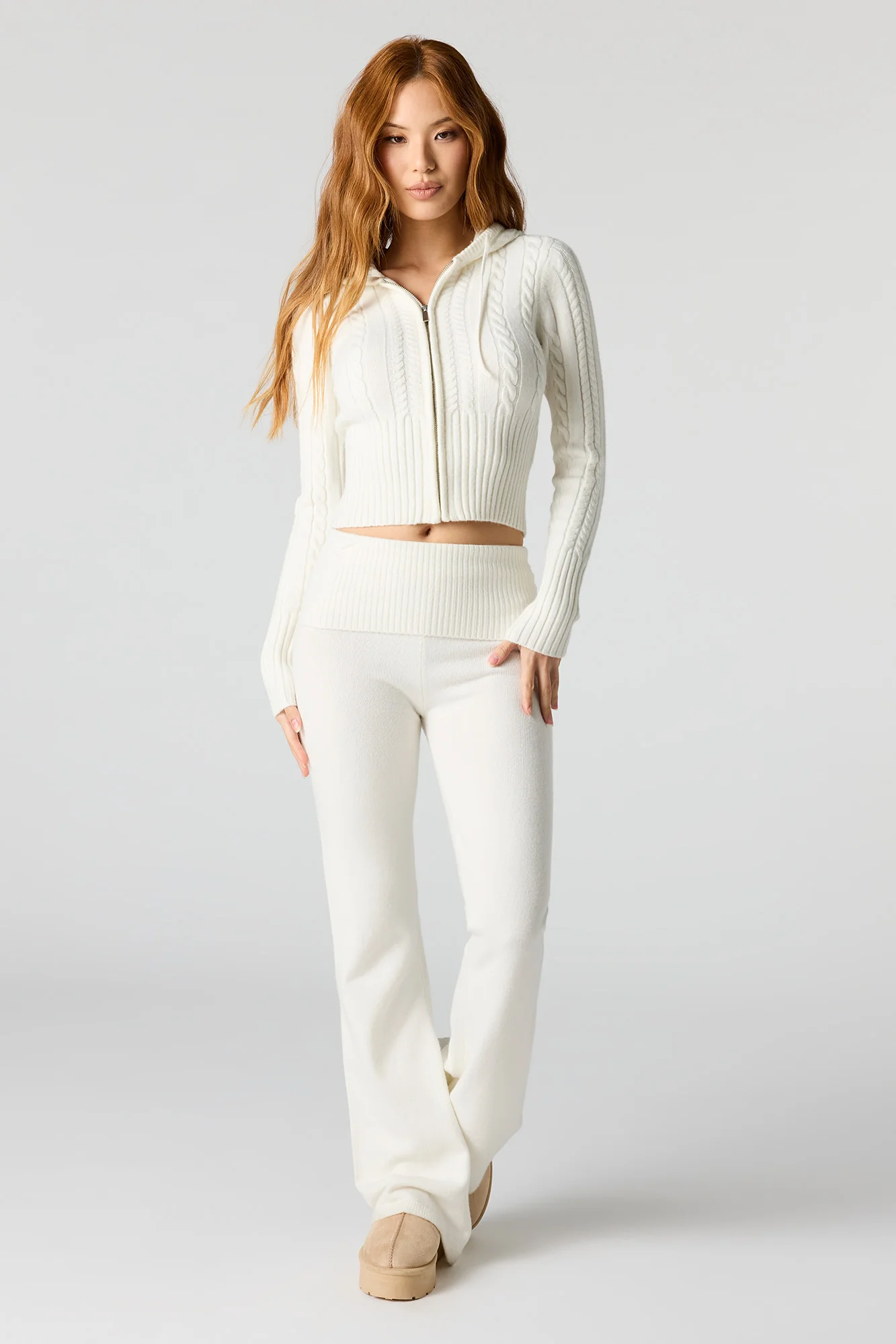 Knit Foldover Flare Pant - Image 11