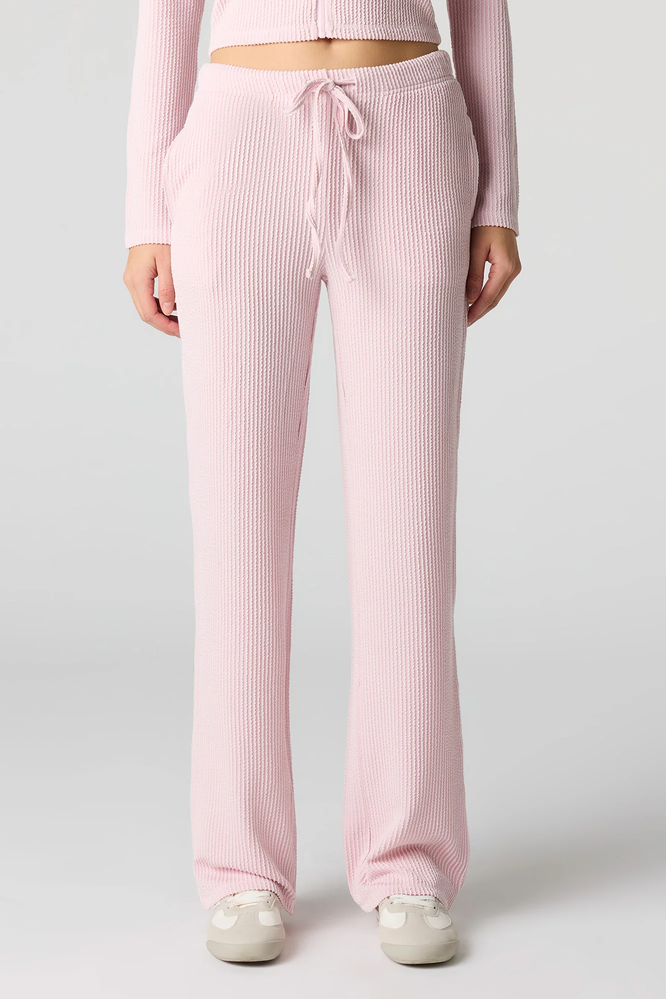 Ribbed Knit Wide Leg Pant - Image 14