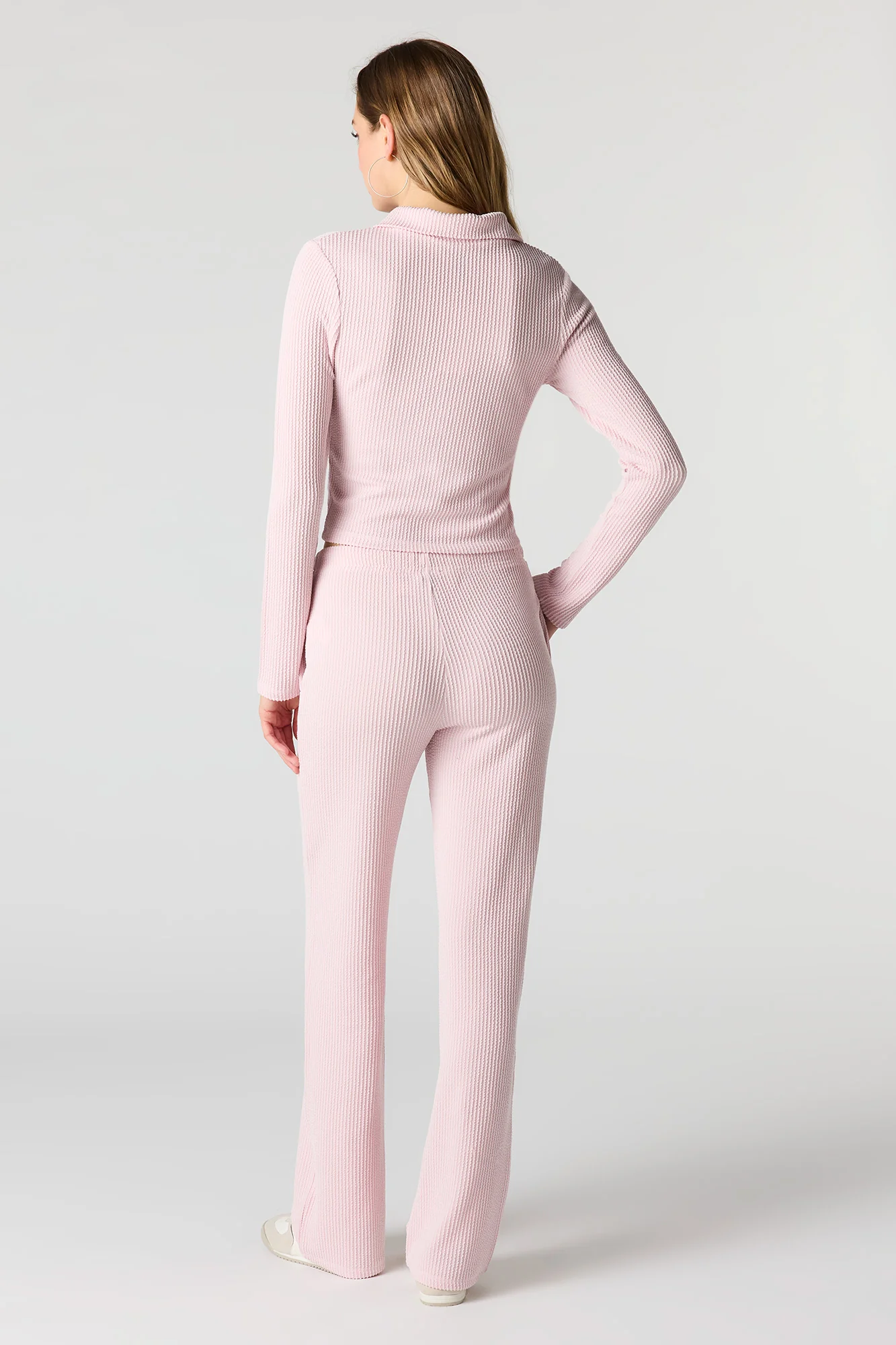 Ribbed Knit Wide Leg Pant - Image 15