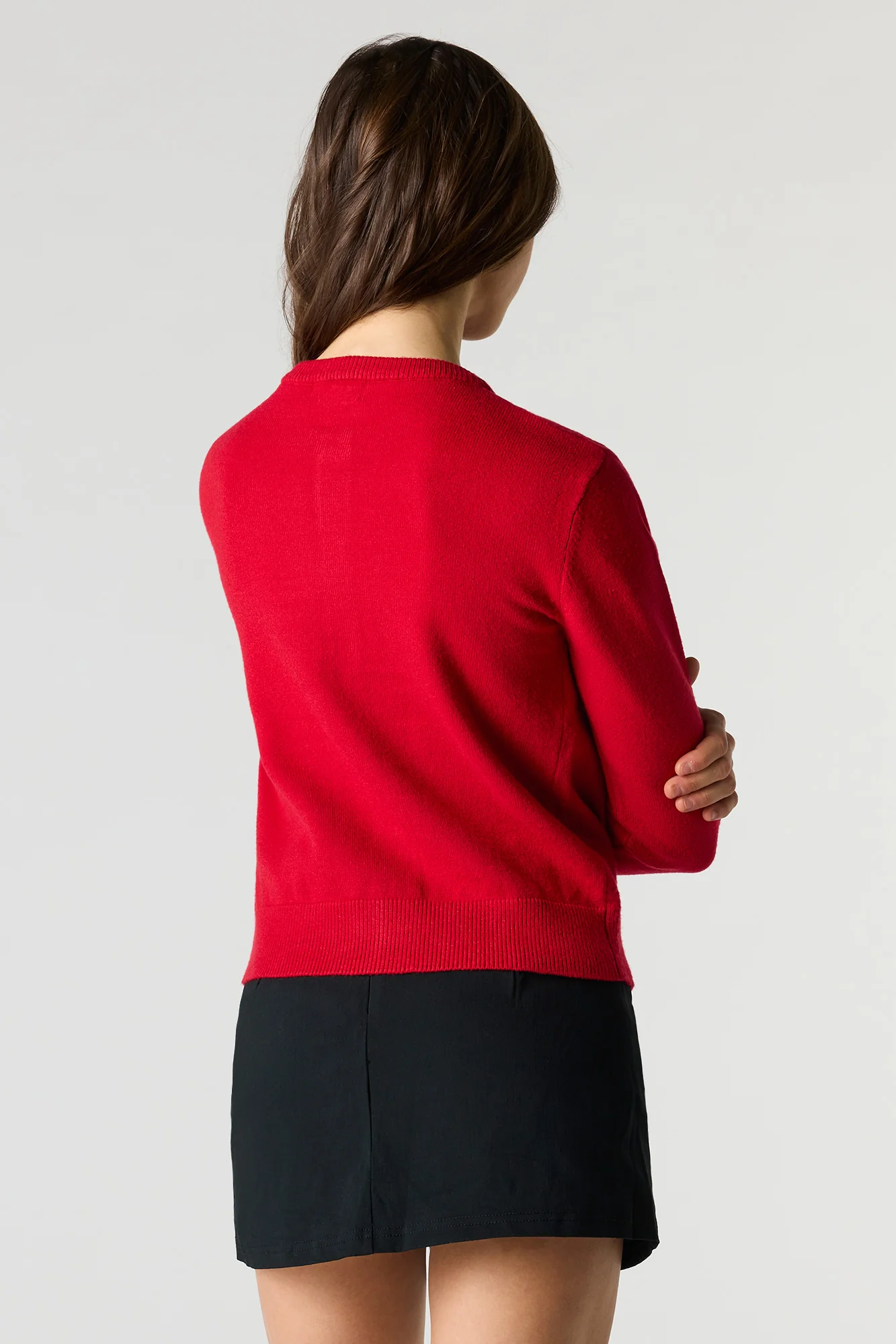 Knit Button Front Cardigan - Image 18