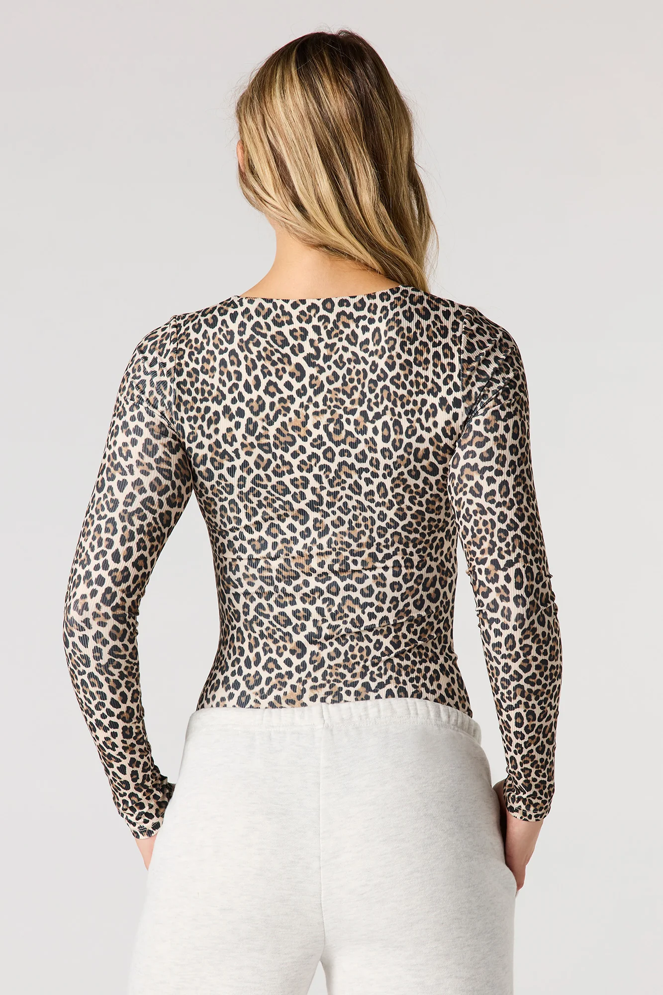 Contour Ribbed Square Neck Long Sleeve Bodysuit - Image 27