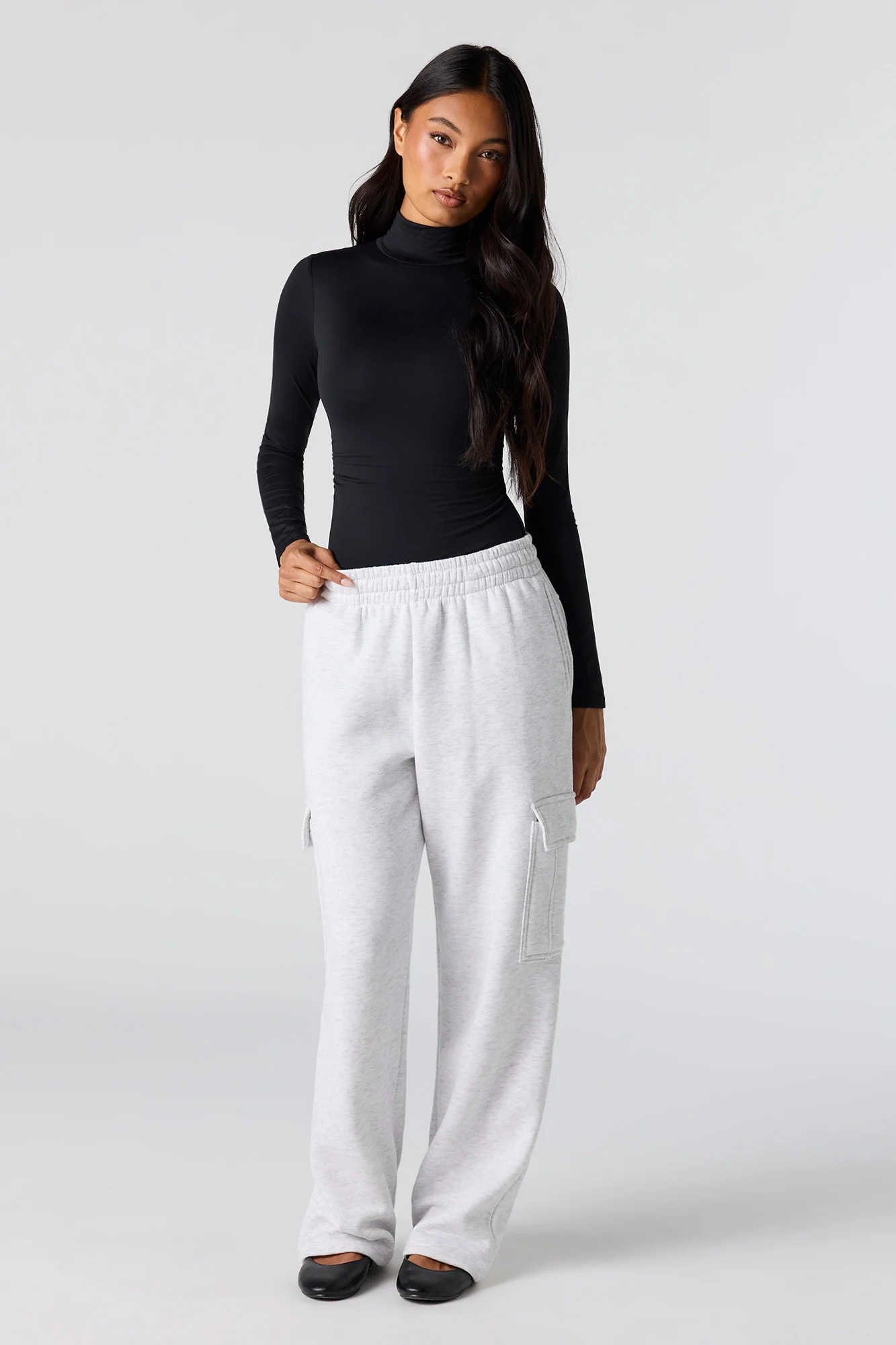 Contour Mock Neck Cinched Bodysuit - Image 11